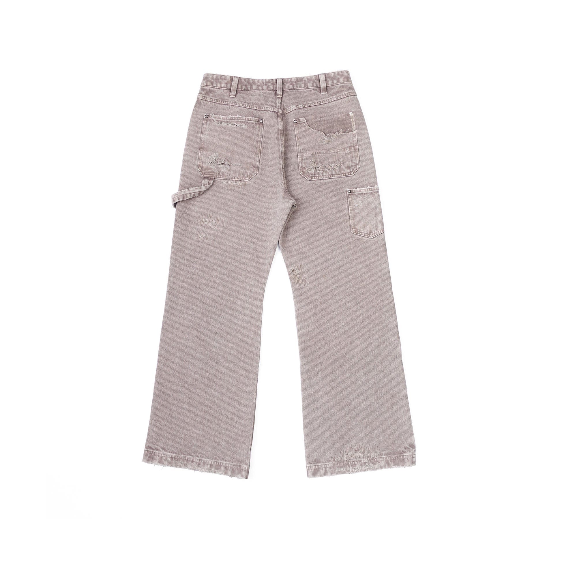 IN EXISTENCE Distressed Double-Knee Carpenter Jeans