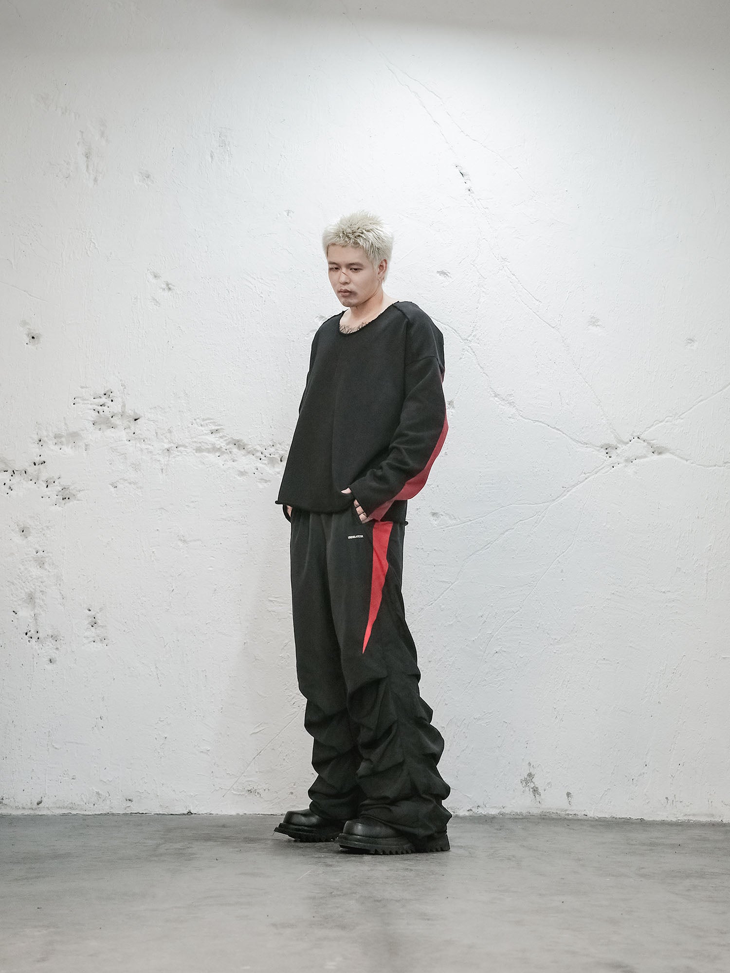 UNDERWATER Bleeding Edge Contrast Panel Sweatshirt