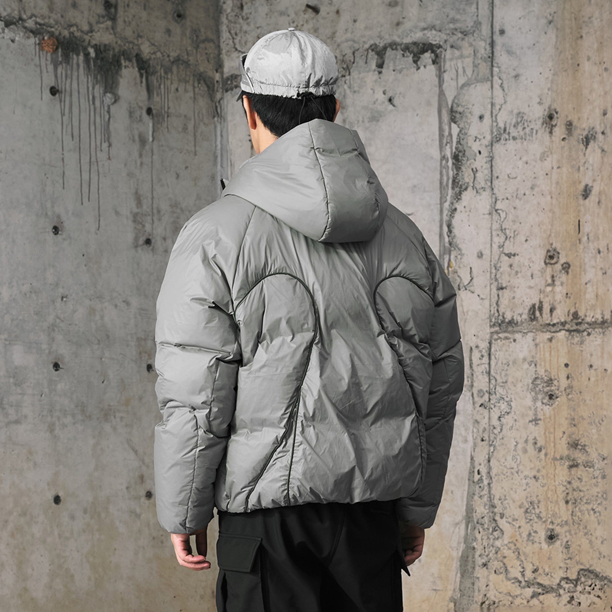 ENSHADOWER Alien Quilted Line Down Jacket, premium urban and streetwear designers apparel on PROJECTISR.com, ENSHADOWER