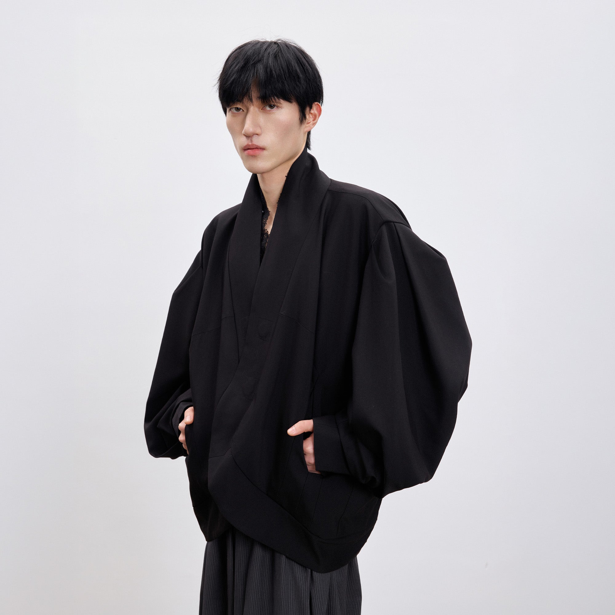 TUIMU Deconstructed Reversible Jacket, premium urban and streetwear designers apparel on PROJECTISR.com, TUIMU