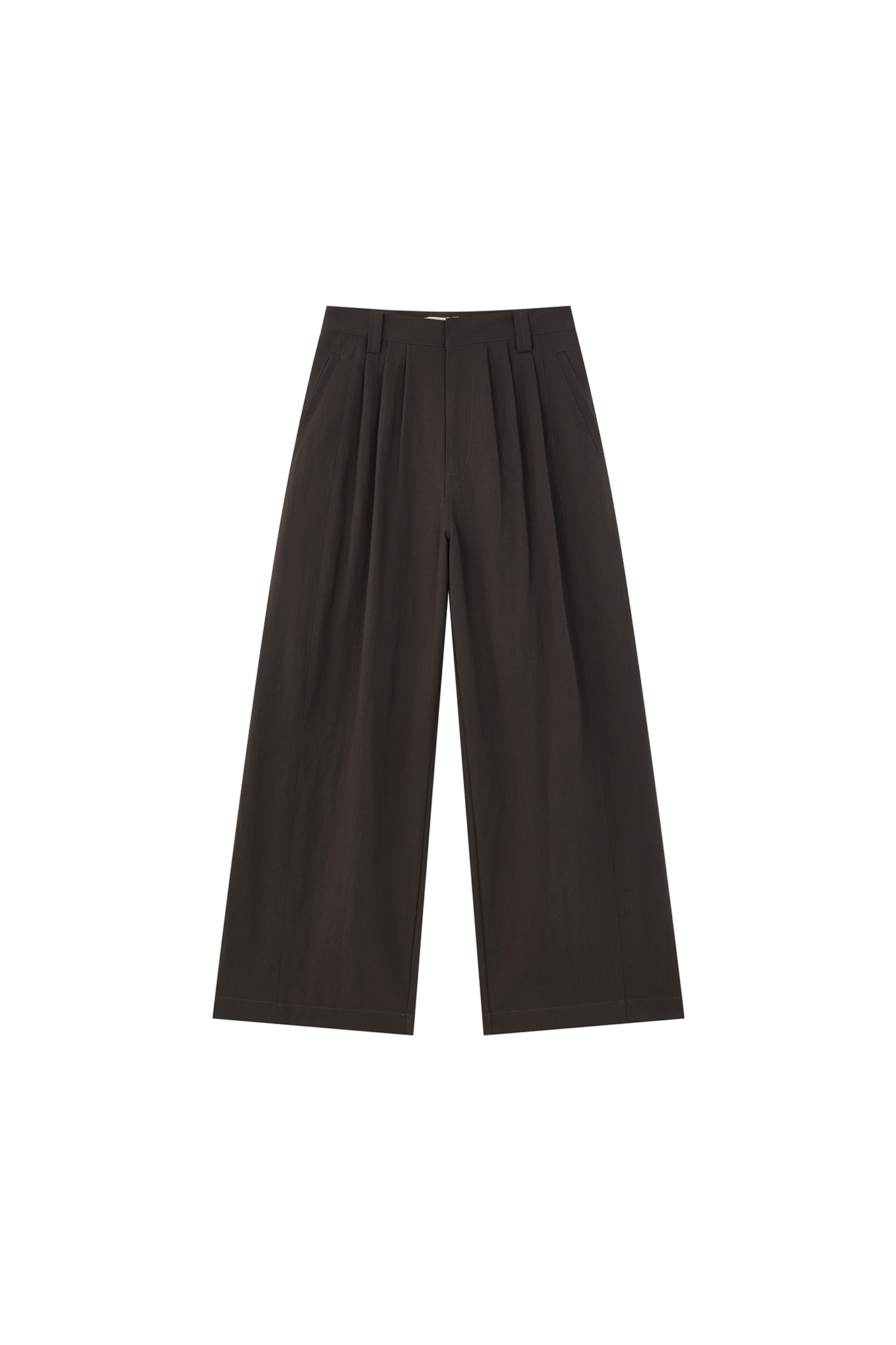 OPICLOTH Retro Pleated Wide-Leg Trousers, premium urban and streetwear designers apparel on PROJECTISR.com, OPICLOTH