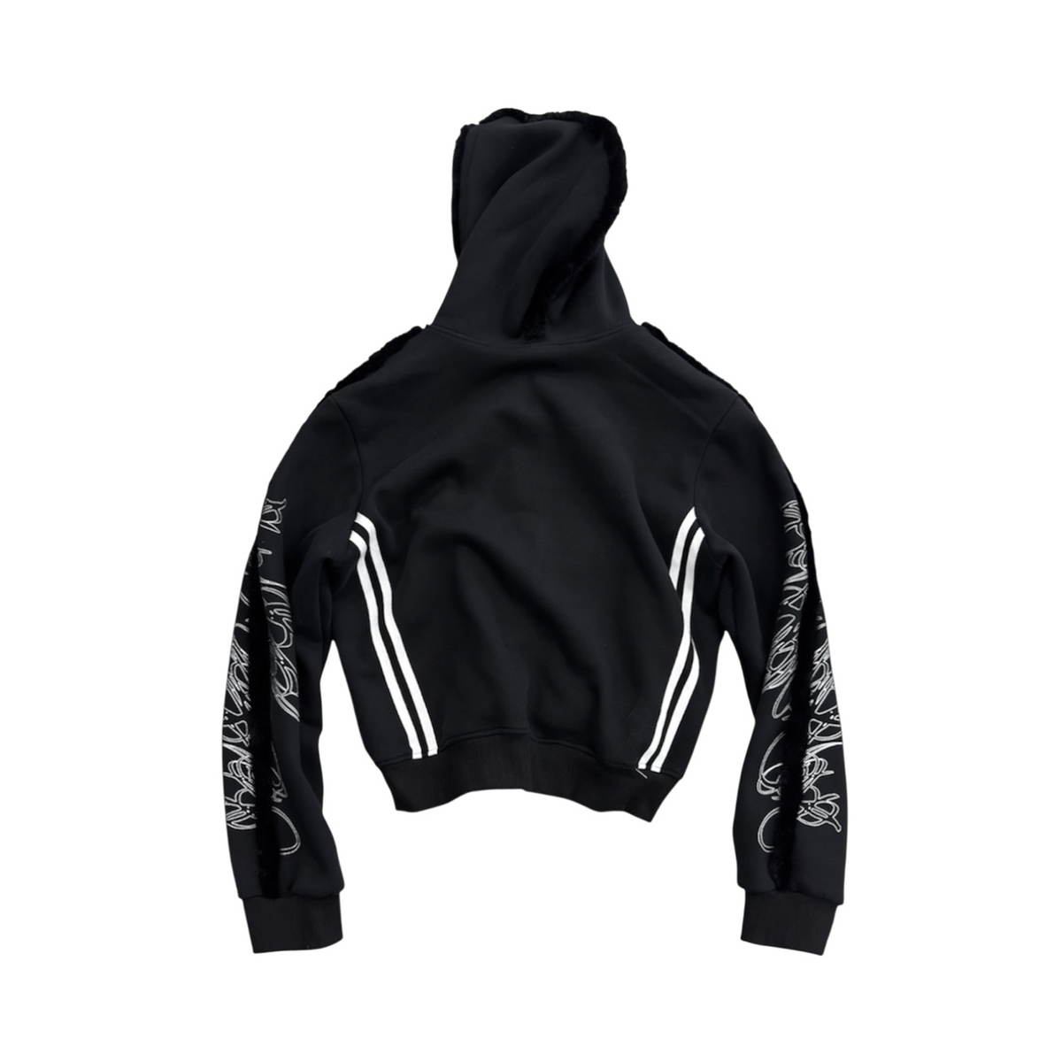 SAXGENWON Thorn Graphic Studded Hoodie & Double-Waistband Sweatpants Set