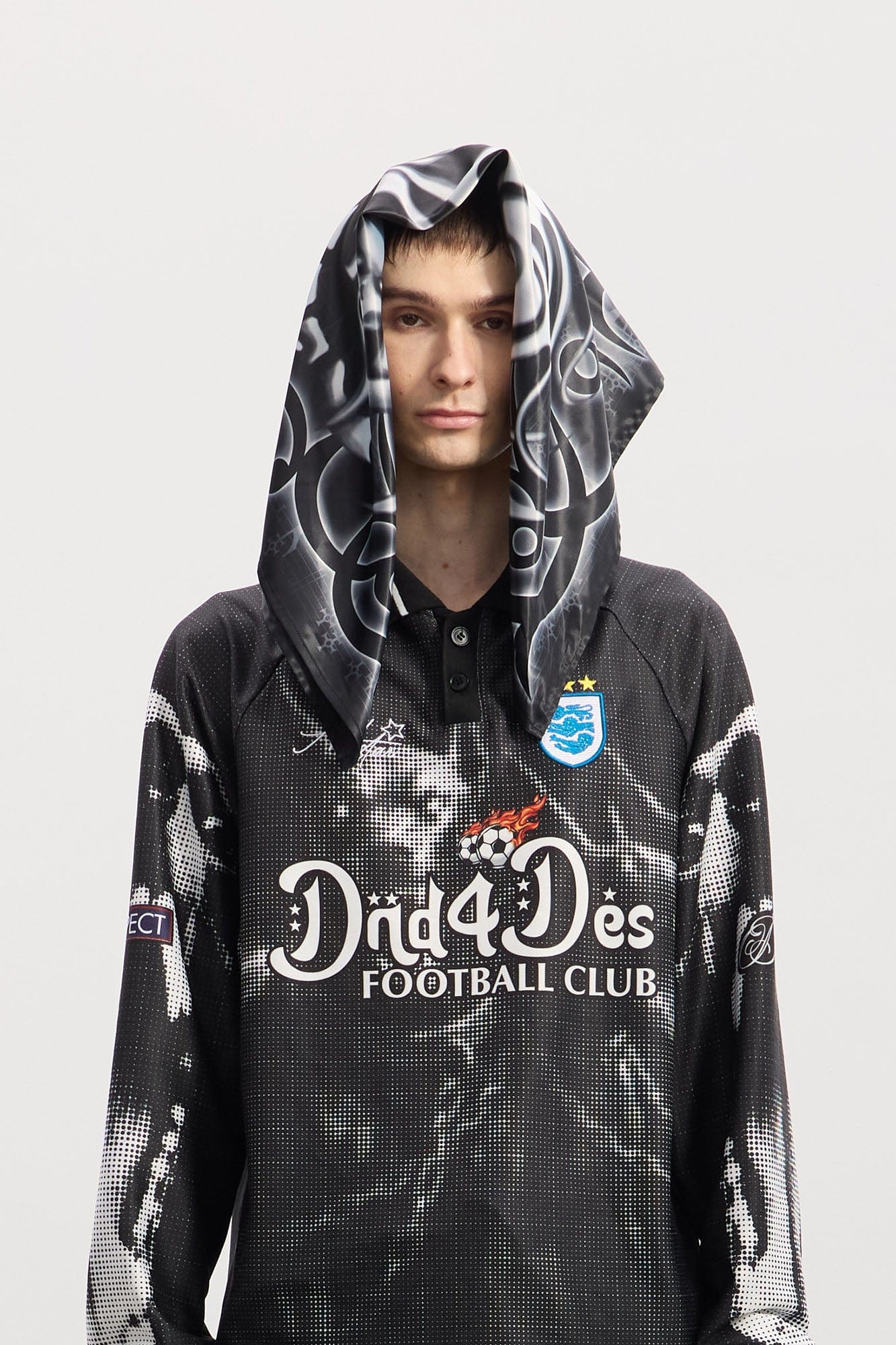 DND4DES Skull Thorn Bandana, premium urban and streetwear designers apparel on PROJECTISR.com, DND4DES