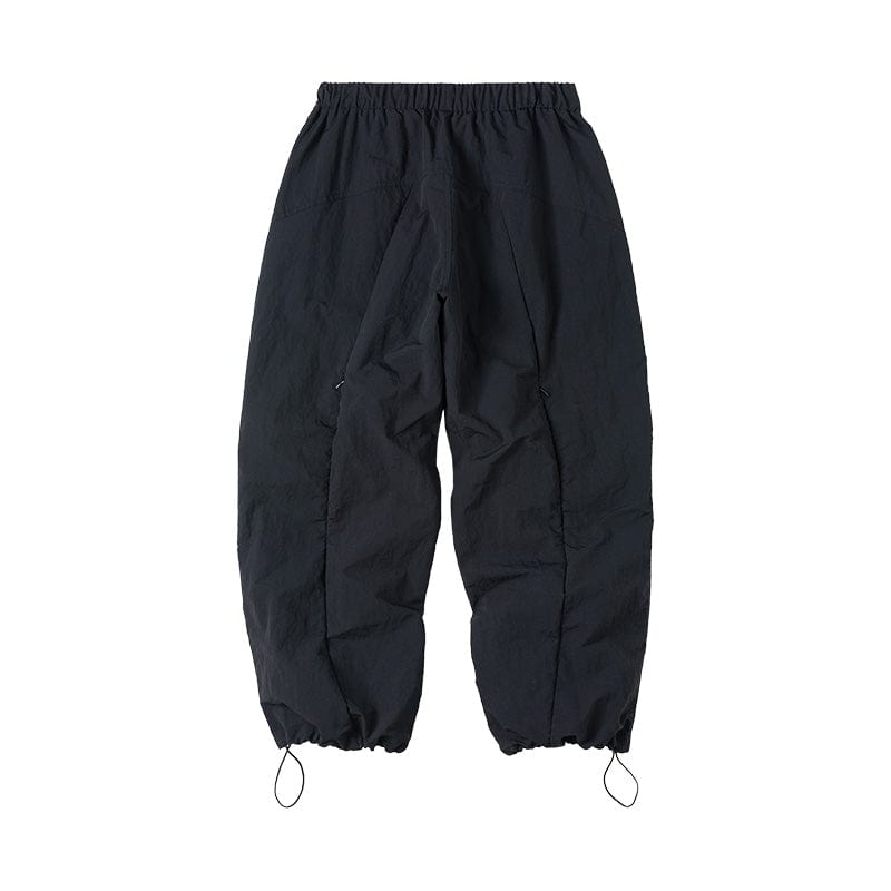 ENSHADOWER Splash-Proof Spliced Crinkled Parachute Pants, premium urban and streetwear designers apparel on PROJECTISR.com, ENSHADOWER