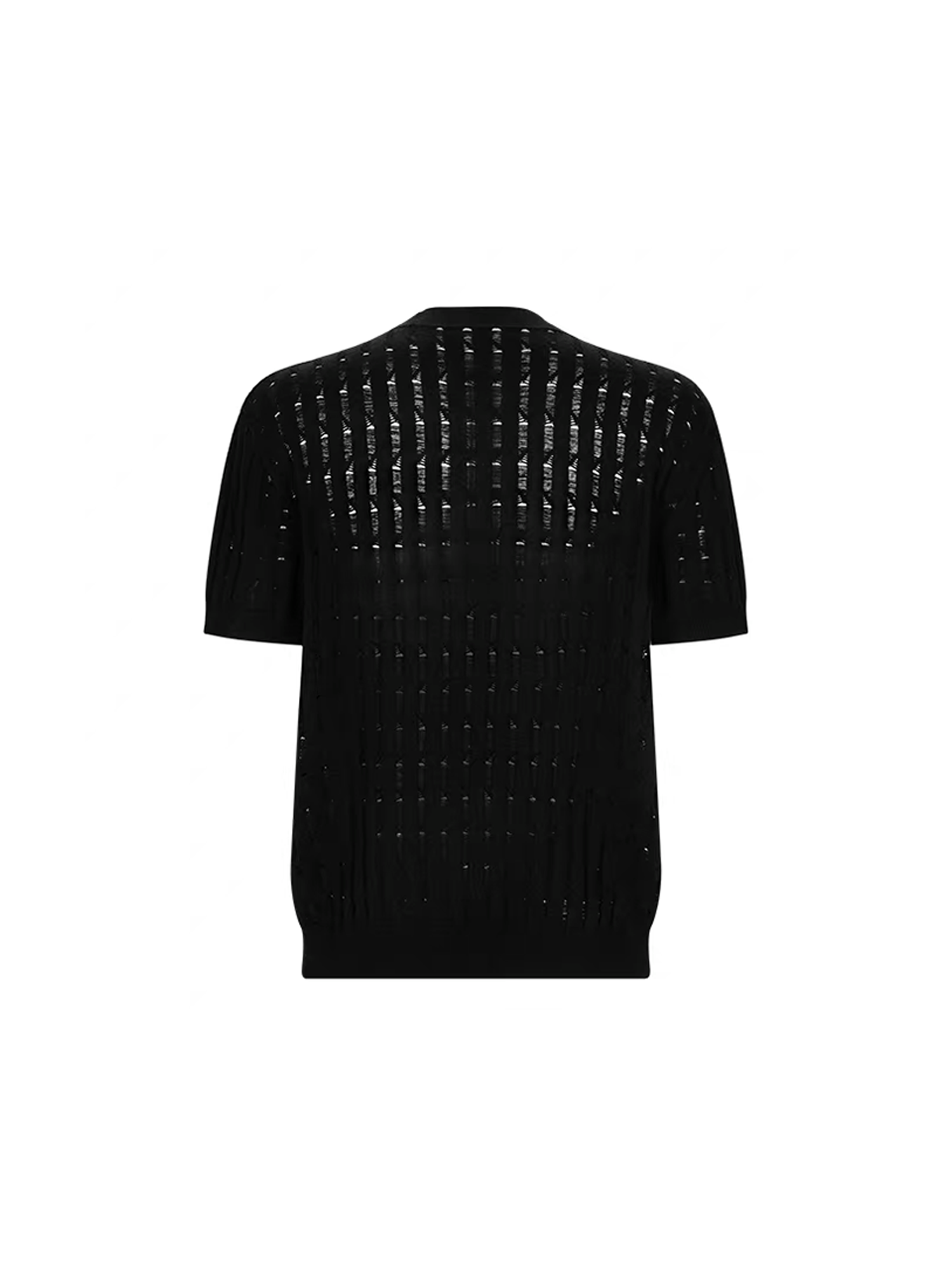 TIWILLTANG Essential Openwork Knitted T Shirt