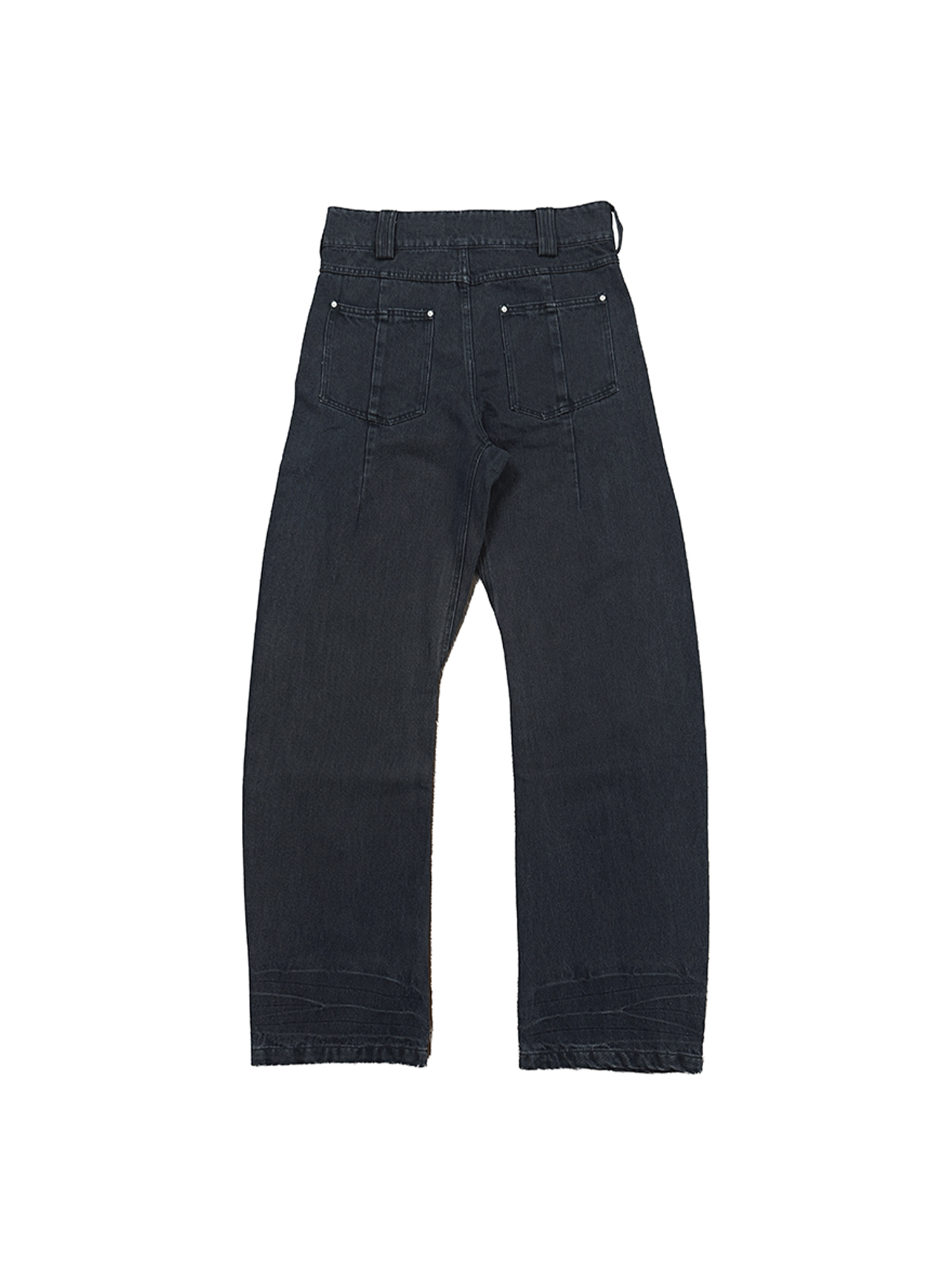 RICHILL Washed Panel Button-Fly Balloon-Leg Jeans, premium urban and streetwear designers apparel on PROJECTISR.com, RICHILL