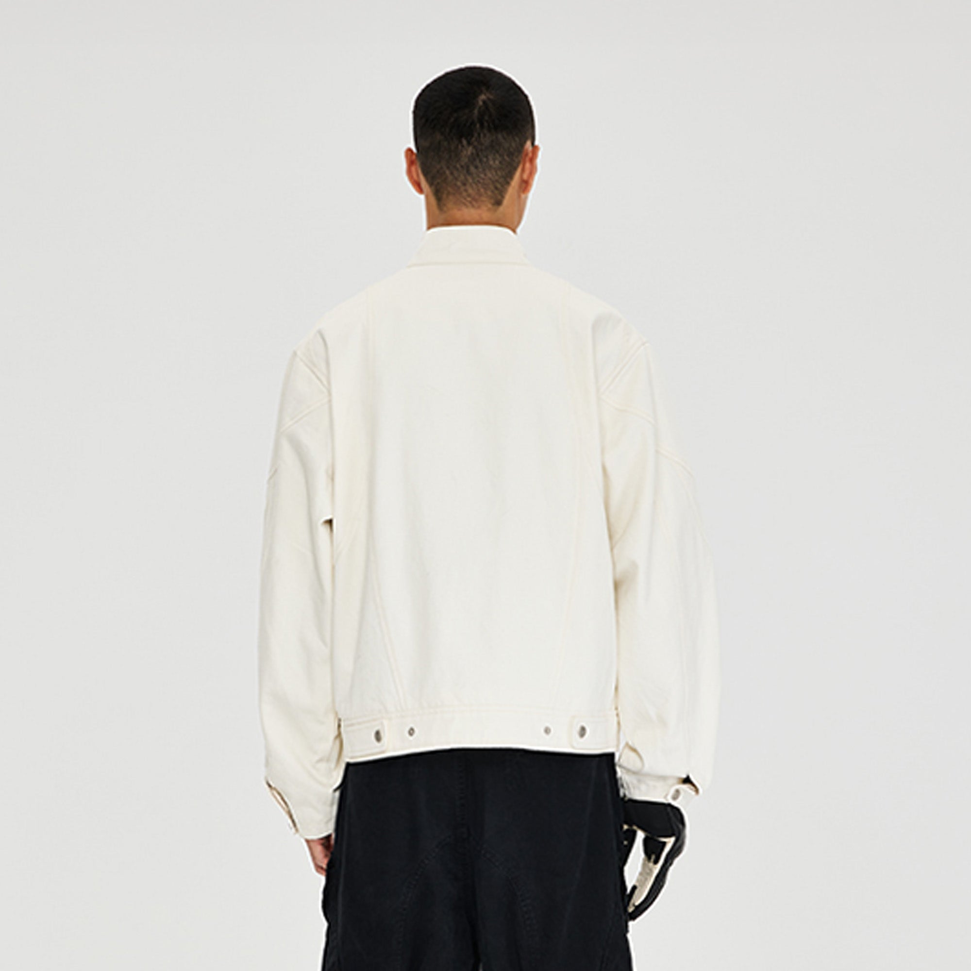 CATSSTAC Essential Harrington Raw Denim Jacket, premium urban and streetwear designers apparel on PROJECTISR.com, CATSSTAC