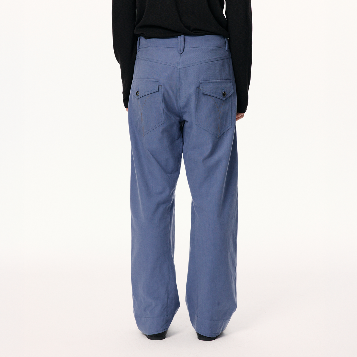 KREATE Spiral-Cut Straight-Leg Trousers