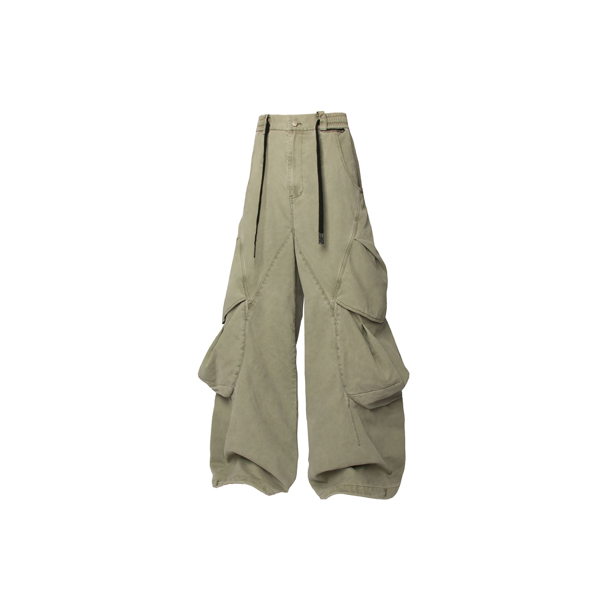 RELABEL Multi-Pocket Panel Drawstring Pants