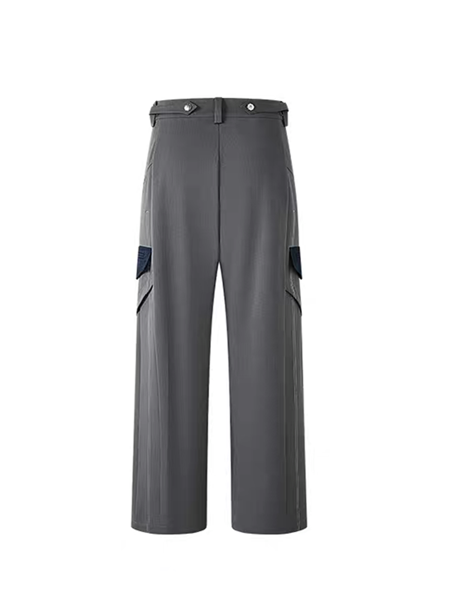 TIWILLTANG Draped Wide-Leg Trousers
