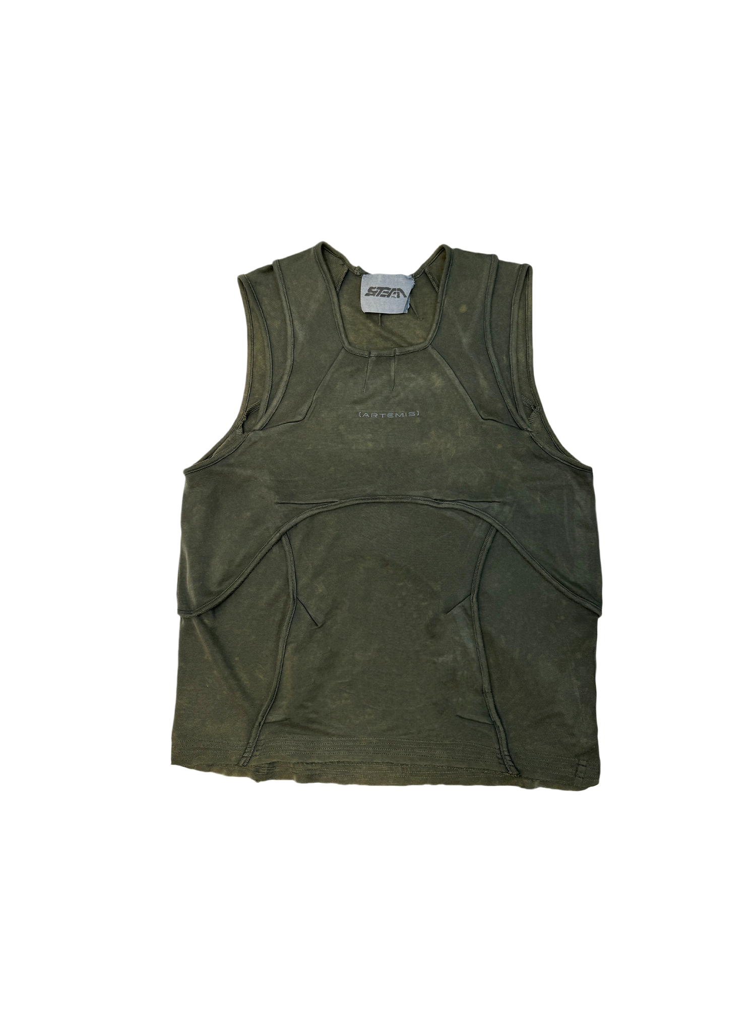 STEAM Deconstructed Spliced Washed Vest