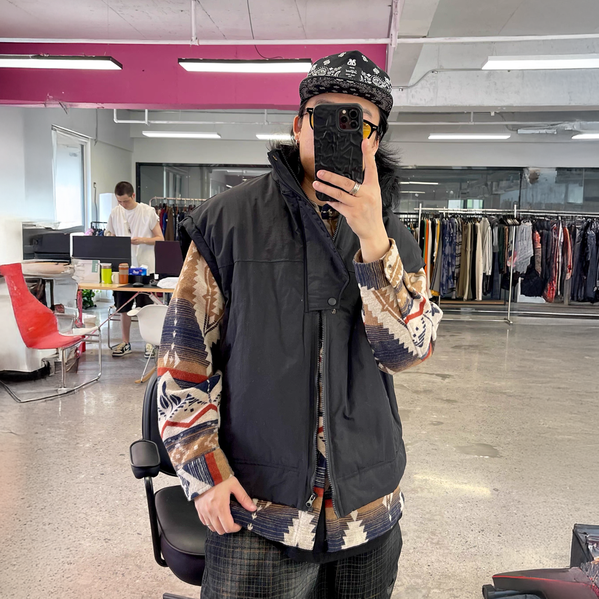 ME DA IGUAL Asym Placket Waterproof Vest