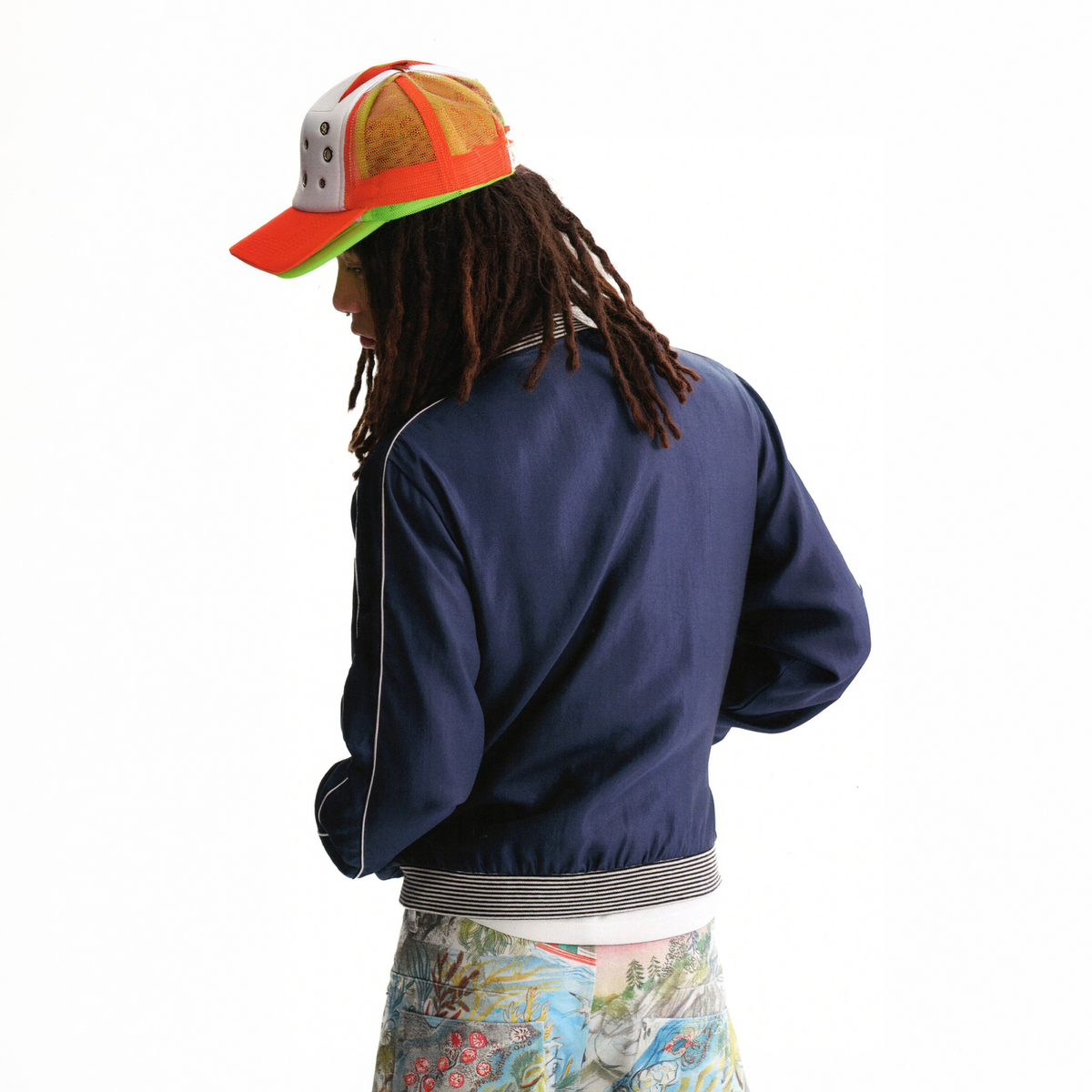 URBAN+FOREST Satin Souvenir Baseball Jacket, premium urban and streetwear designers apparel on PROJECTISR.com, URBAN+FOREST