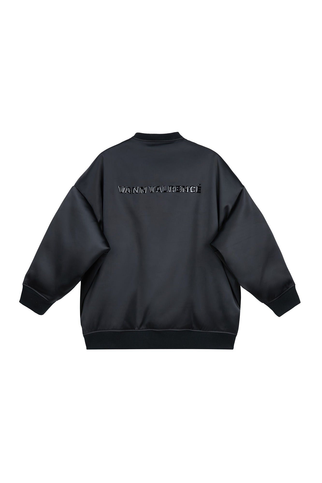 VANN VALRENCE Satin Oversized Down Bomber