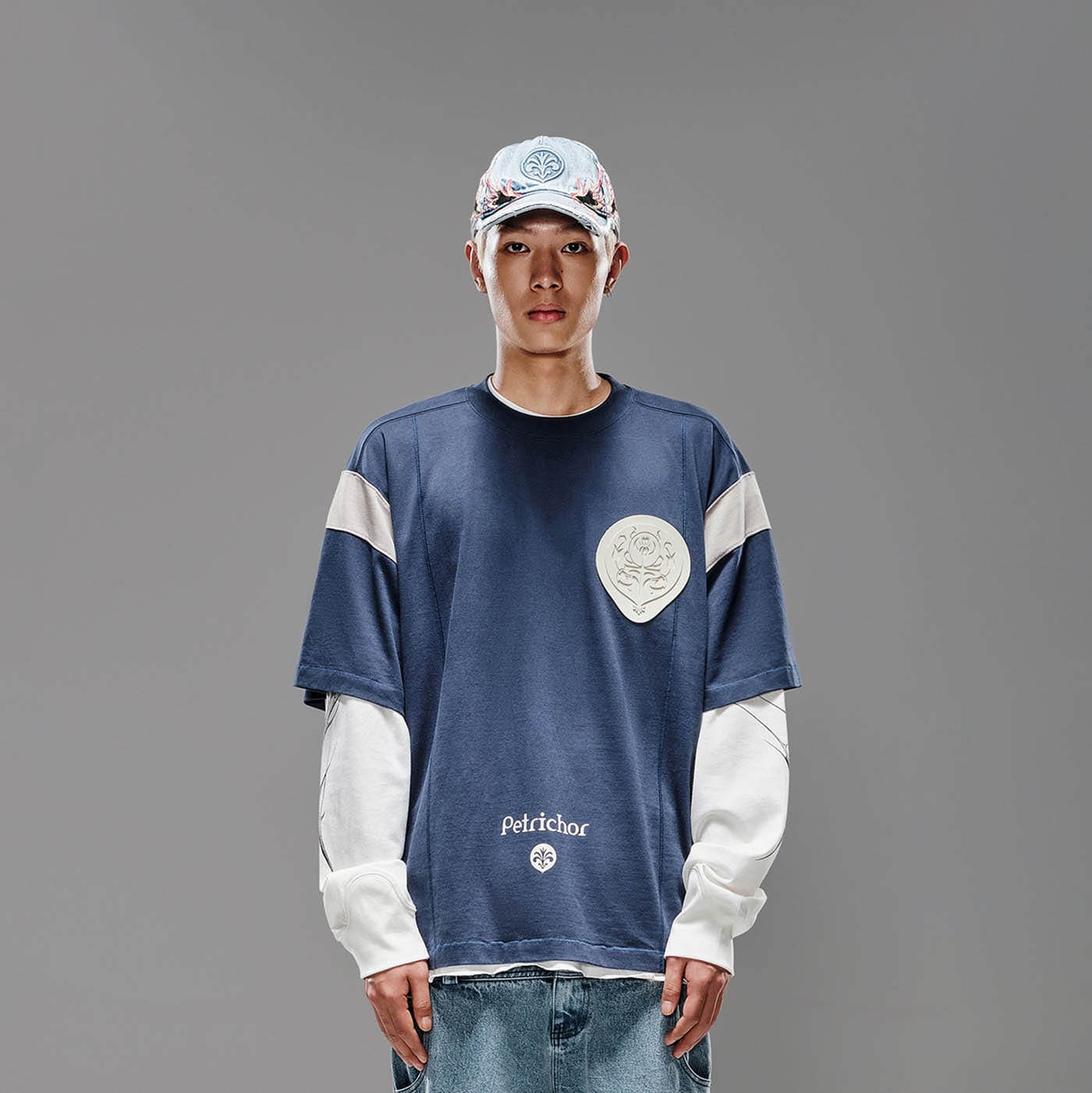 LIFEGOESON Deconstructed Patchwork Jersey