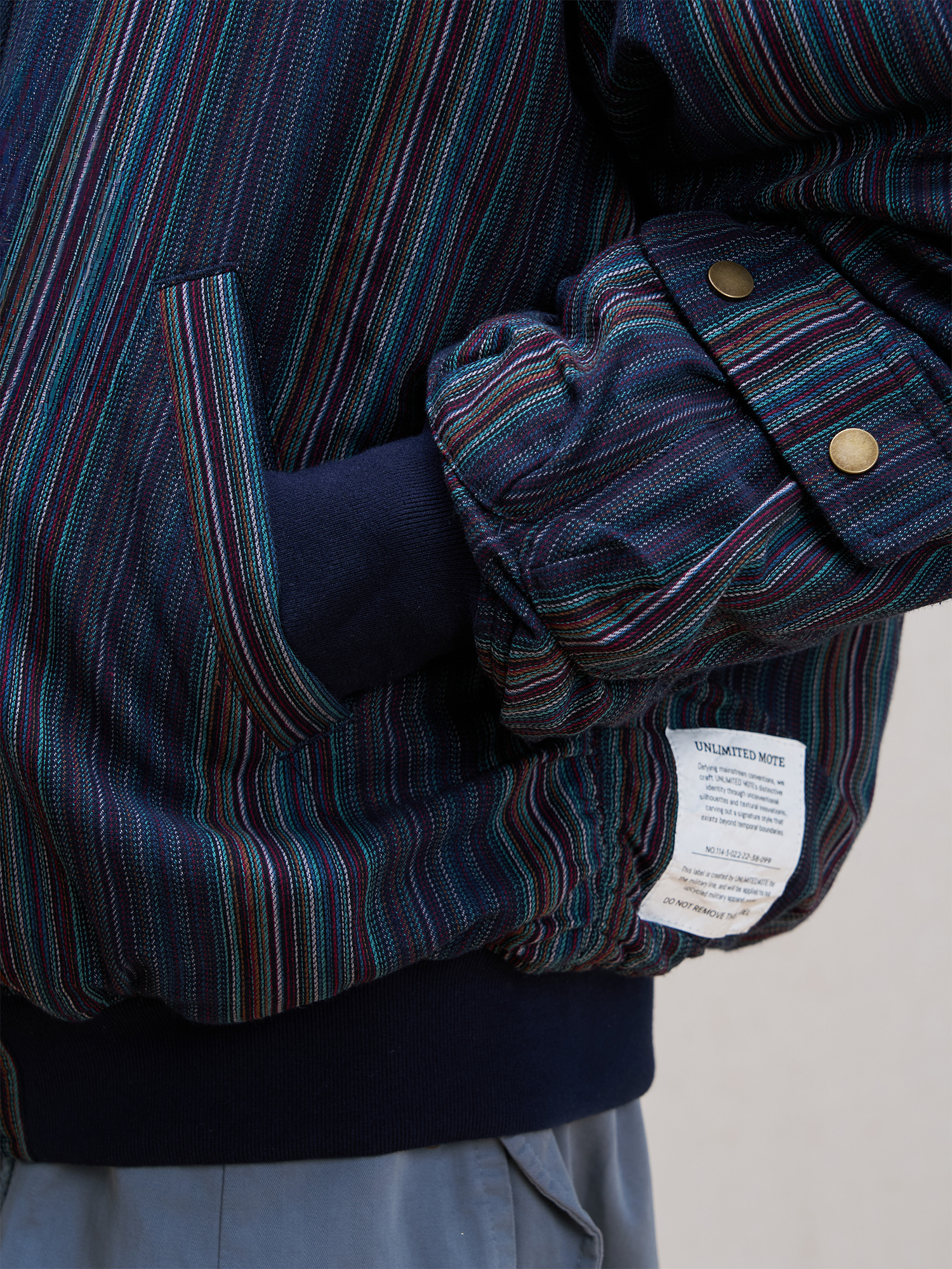 UNLIMITED MOTE Asym Utility Padded Bomber Jacket