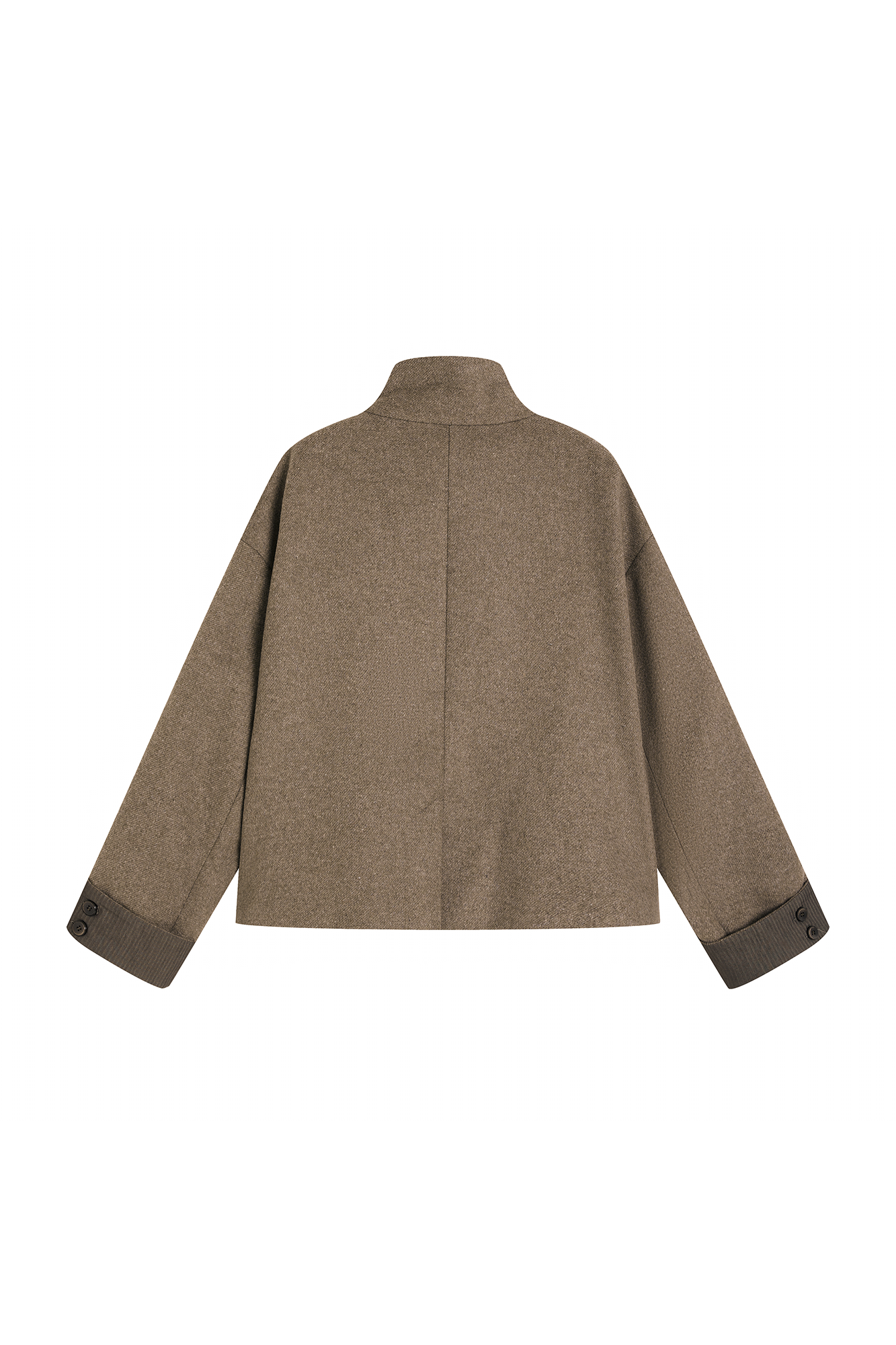 SAME FLOW Essential High-Neck Short Jacket