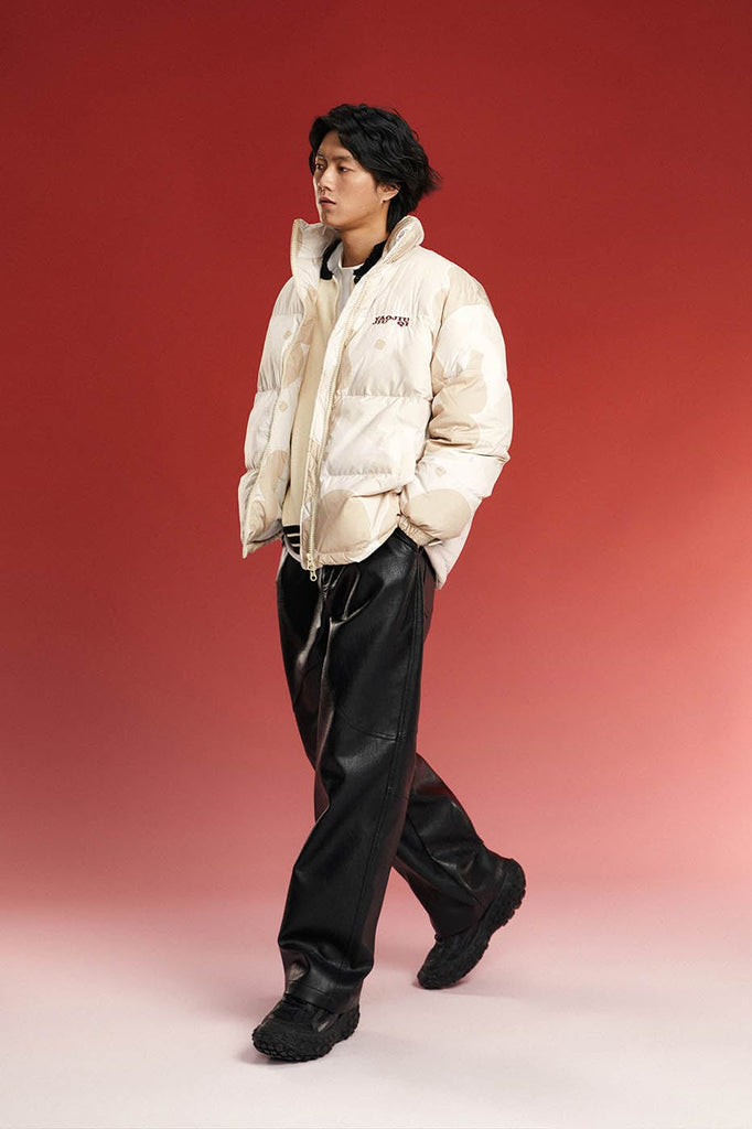 1997 POSTOFFICE  Spliced Faux Leather Pants, premium urban and streetwear designers apparel on PROJECTISR.com, 1997 POSTOFFICE