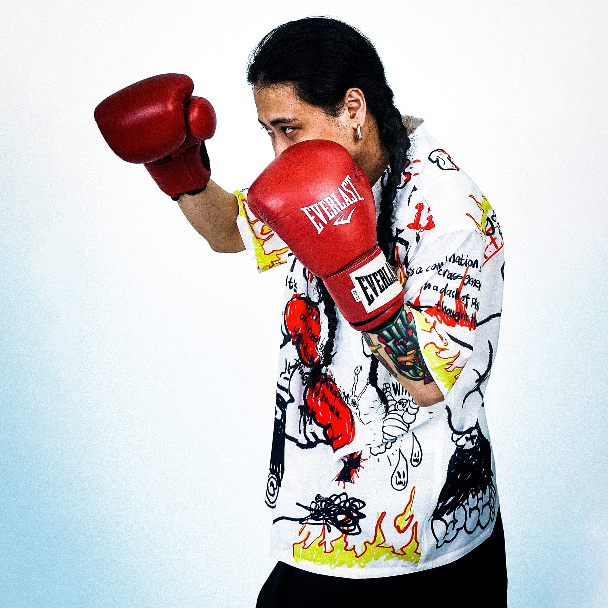 WCC Boxer Graffiti Half-Shirt