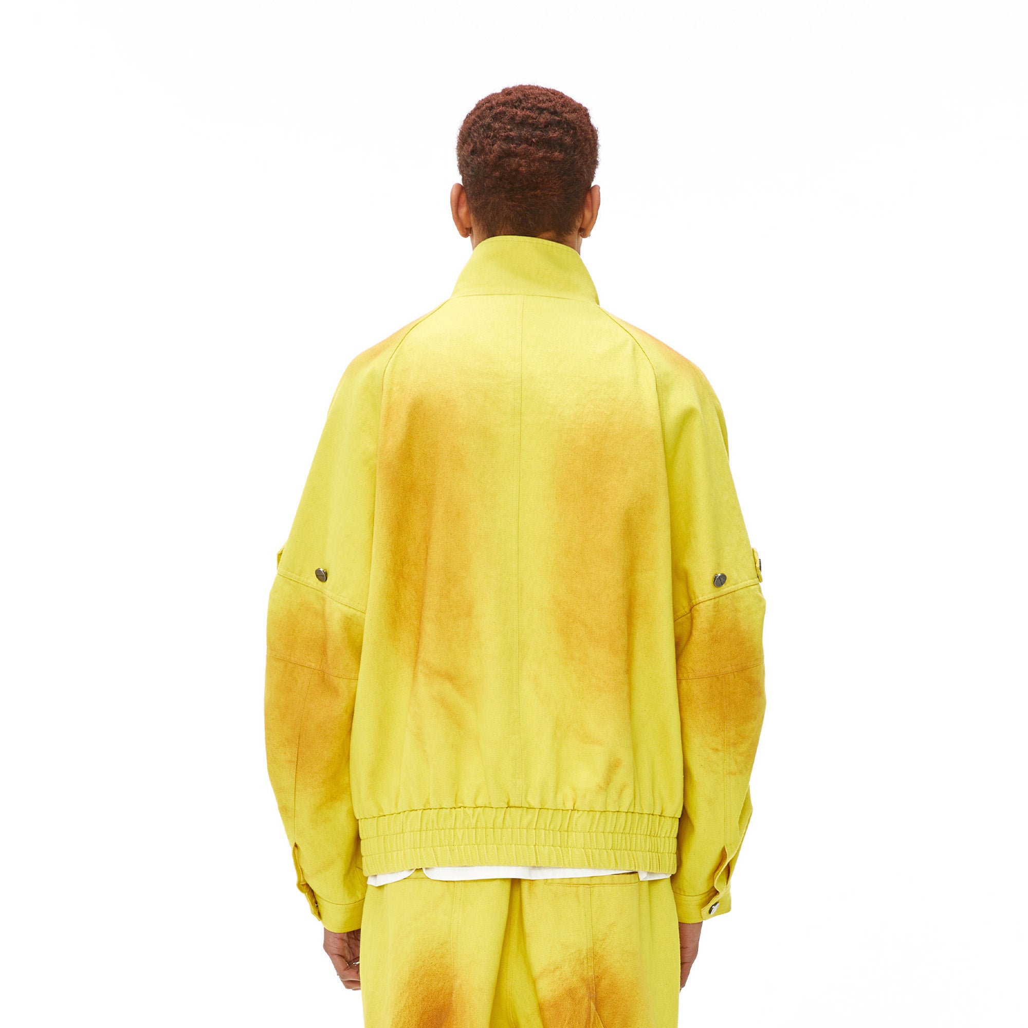 VANN VALRENCE Studded Gradient Stand Collar Oversized Jacket, premium urban and streetwear designers apparel on PROJECTISR.com, VANN VALRENCE
