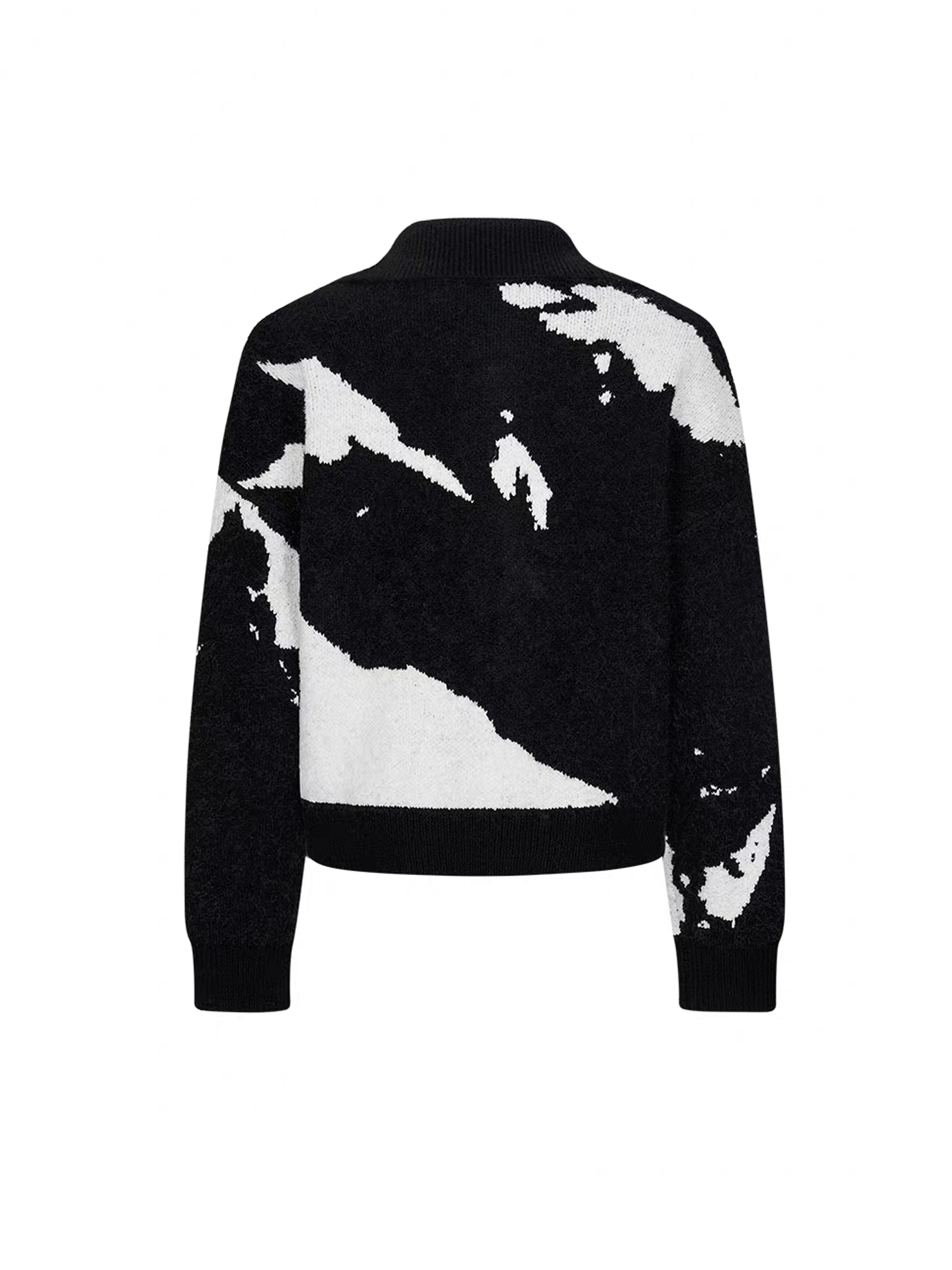 TIWILLTANG Jacquard LOGO Patch Knit Jacket