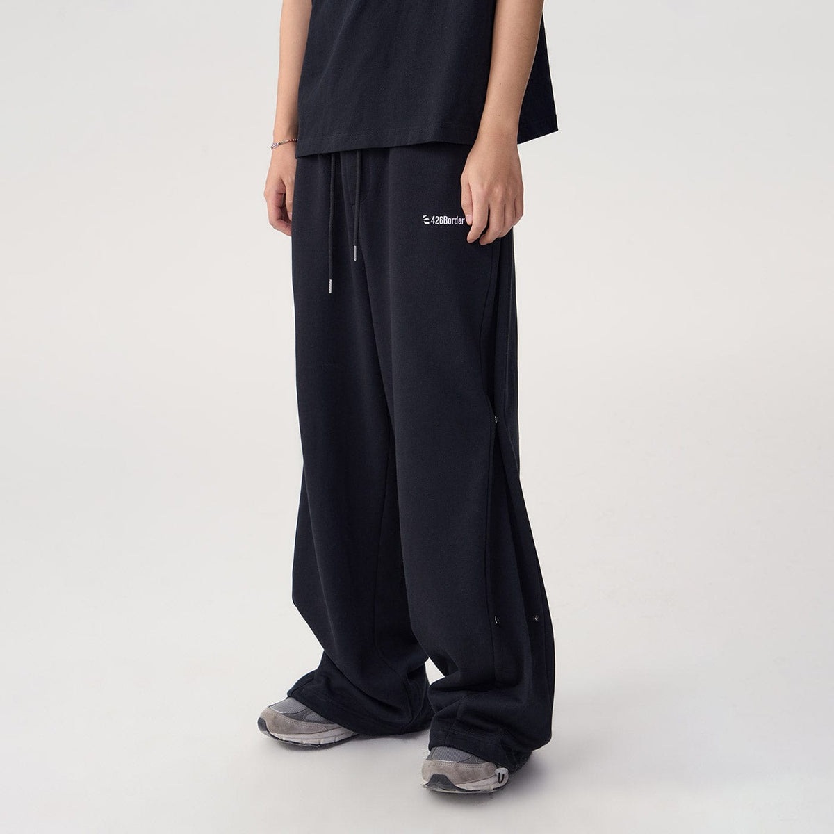 F426 Side Buttoned Drawstring Pants, premium urban and streetwear designers apparel on PROJECTISR.com, F426