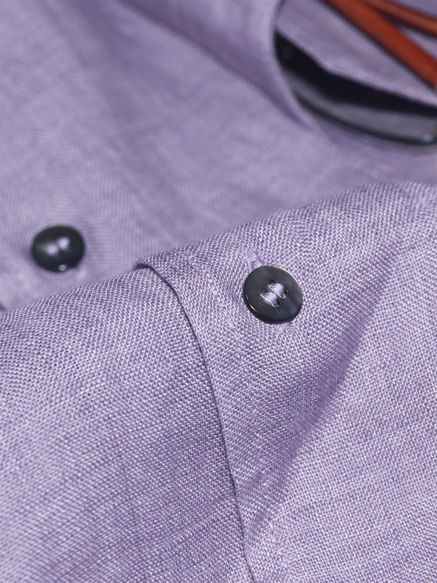ASSEEN Linen Glasses Pocket Half Shirt