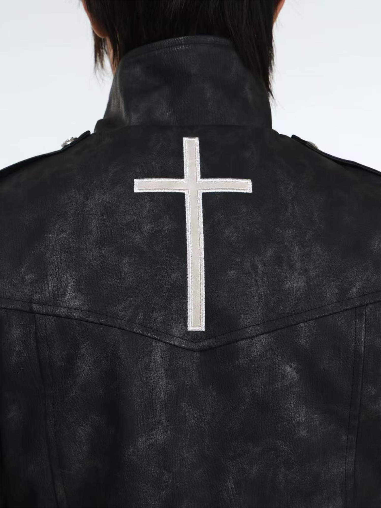 DETW Cross-Button Structured Coat