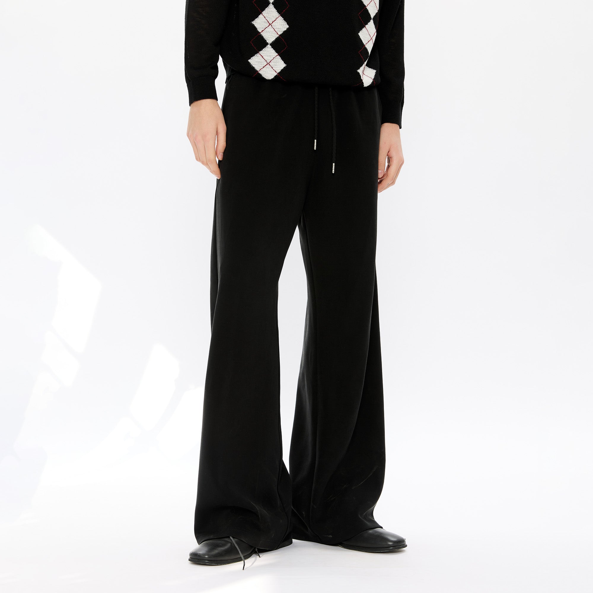 KREATE Essential Flared Modal-Blend Sweatpants, premium urban and streetwear designers apparel on PROJECTISR.com, KREATE