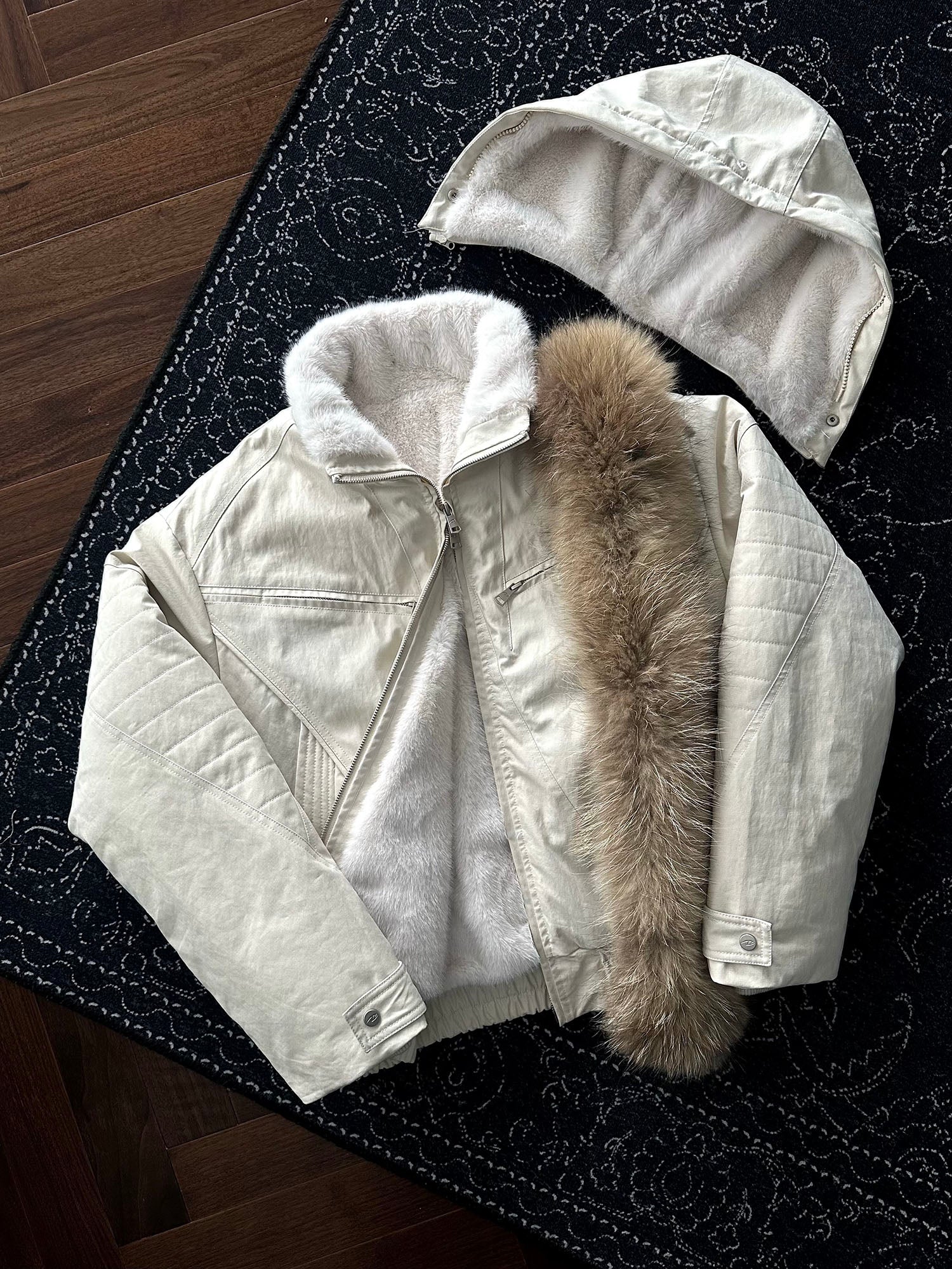 CATSSTAC Detachable Hood Down Jacket, premium urban and streetwear designers apparel on PROJECTISR.com, CATSSTAC