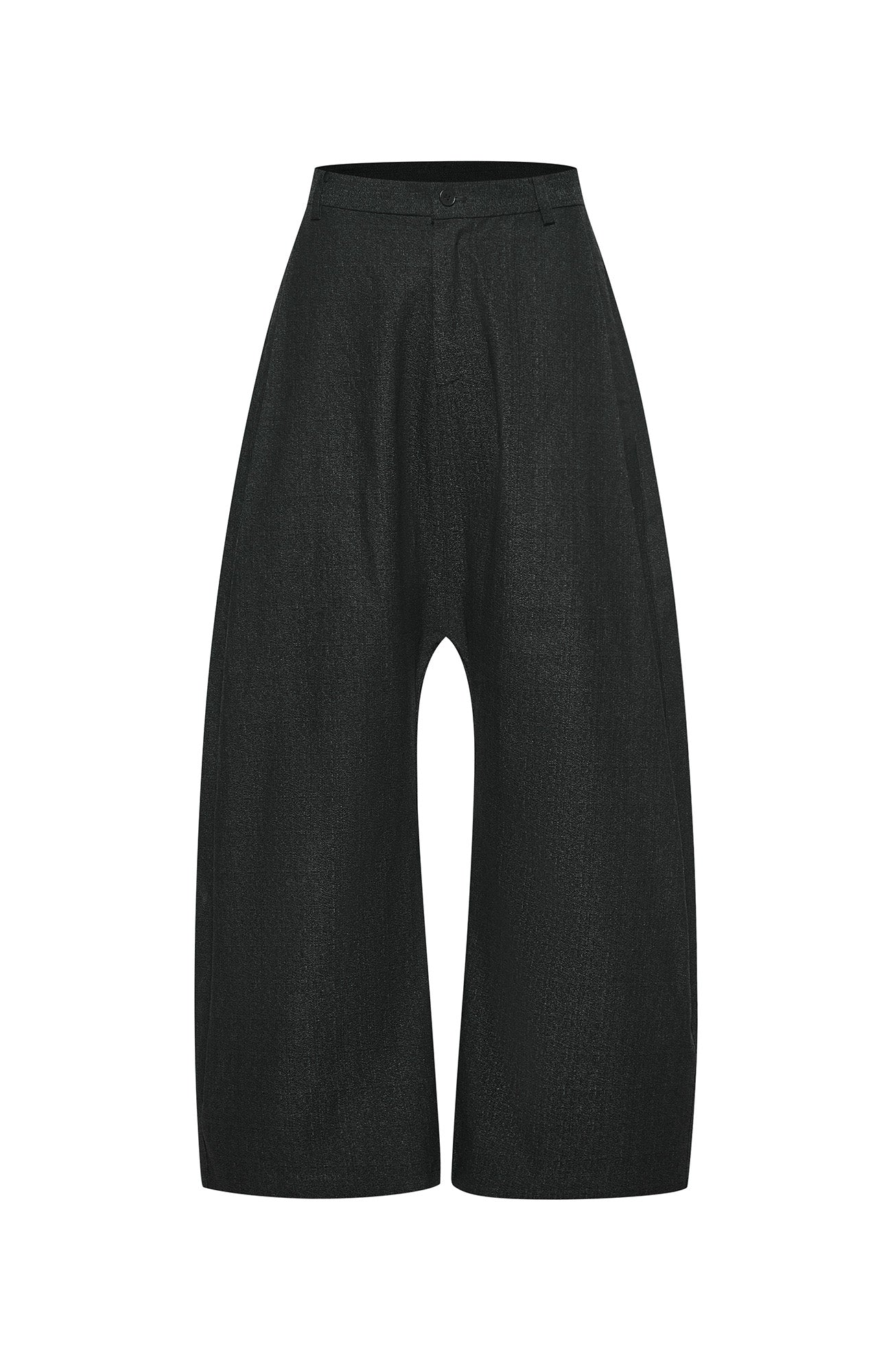 7440 37 1 Symmetrical Pleats Drop-Crotch Jeans