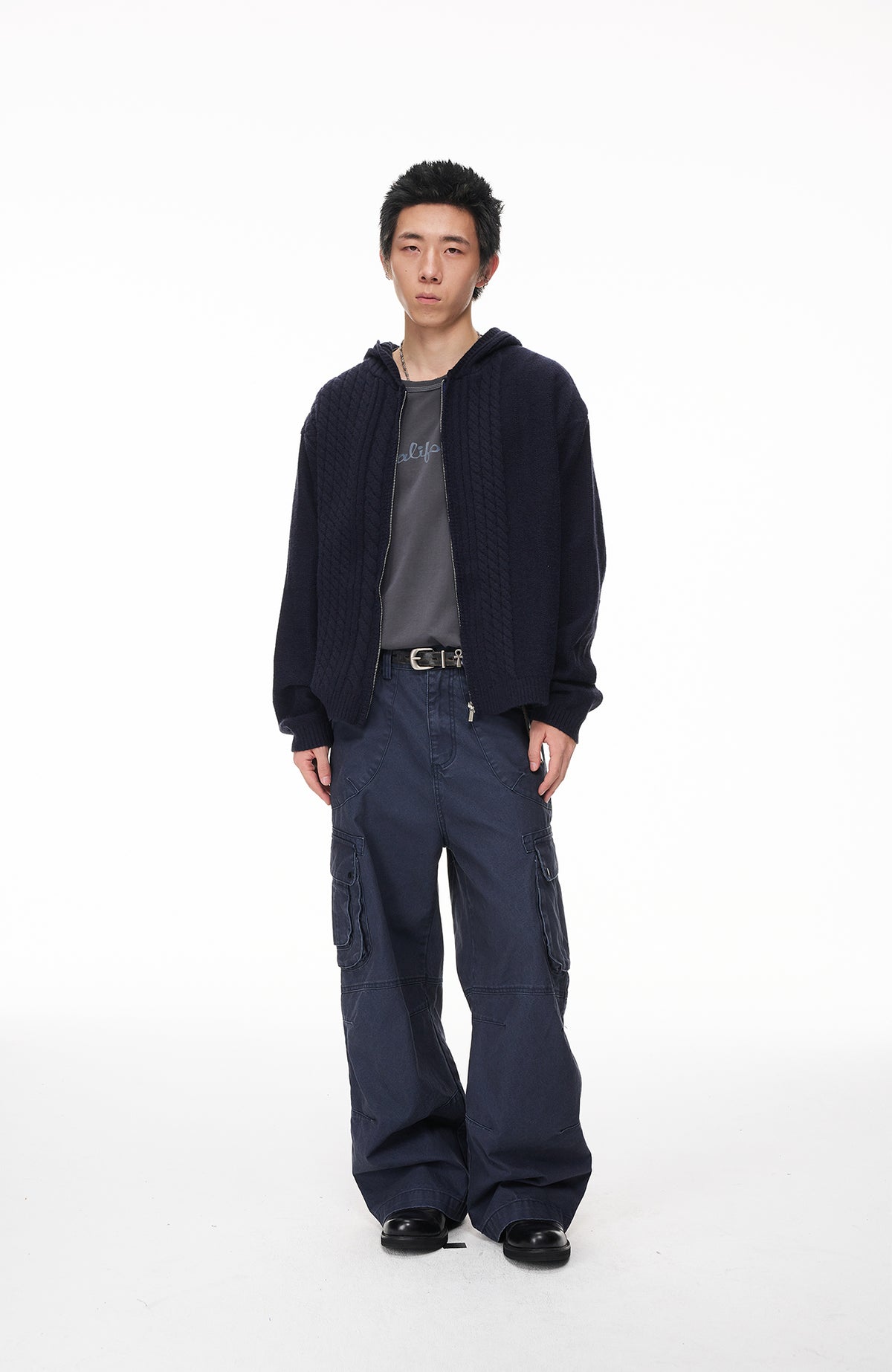 BOTANICA Deconstructed Multi-Pocket Washed Cargo Jeans