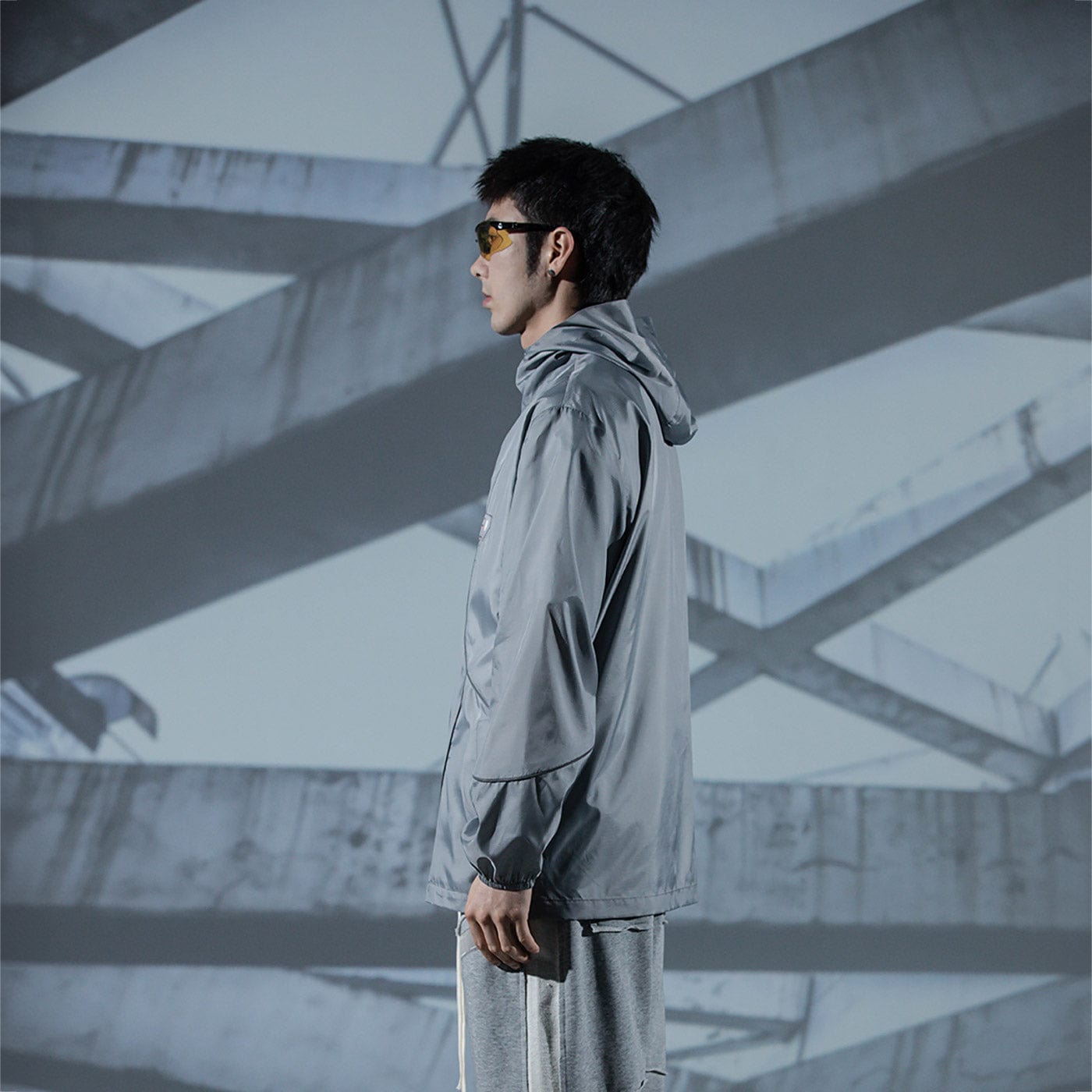 ENSHADOWER Modern Reflective Stripes Jacket, premium urban and streetwear designers apparel on PROJECTISR.com, ENSHADOWER