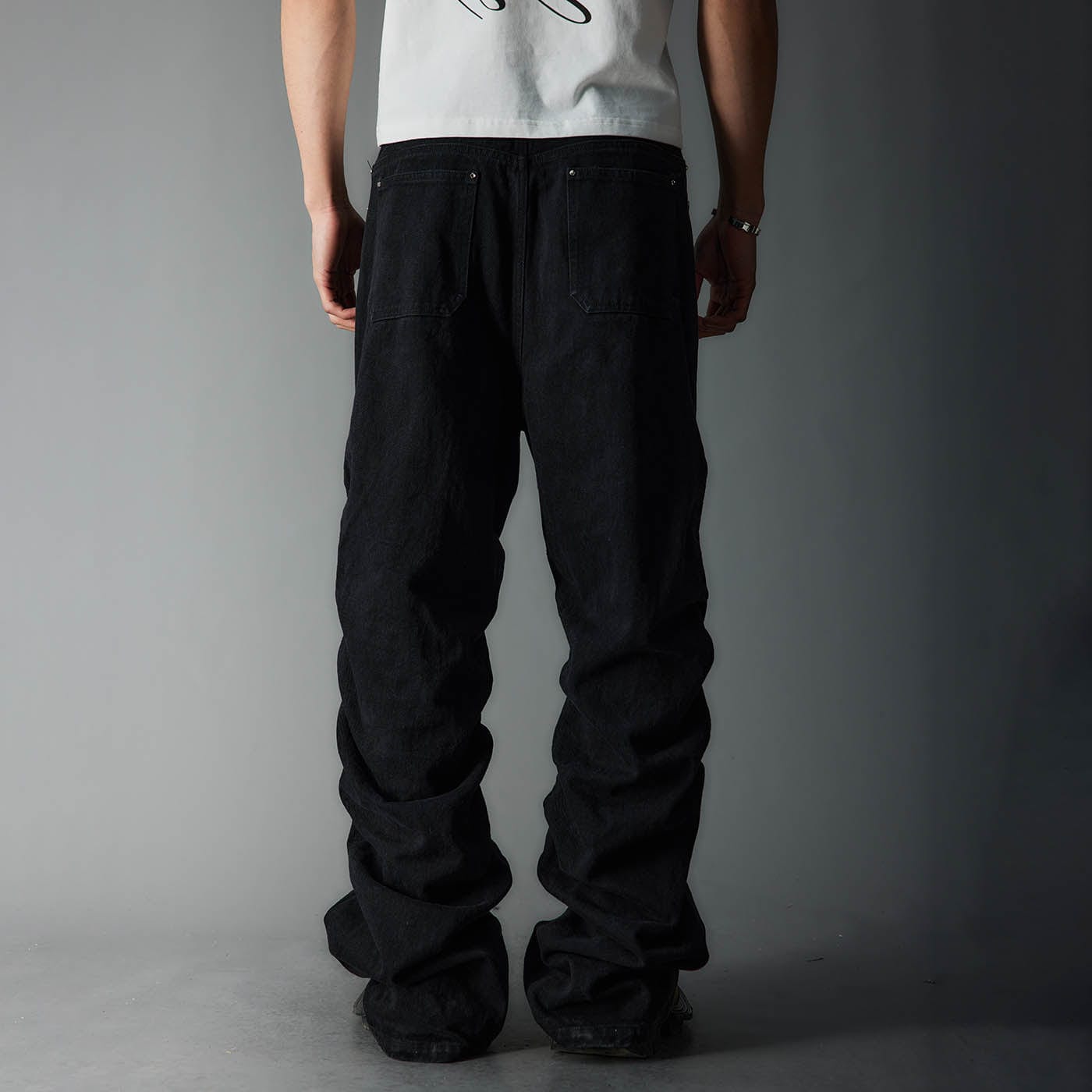 WHISTLEHUNTER Washed Stacked Jeans, premium urban and streetwear designers apparel on PROJECTISR.com, WHISTLEHUNTER