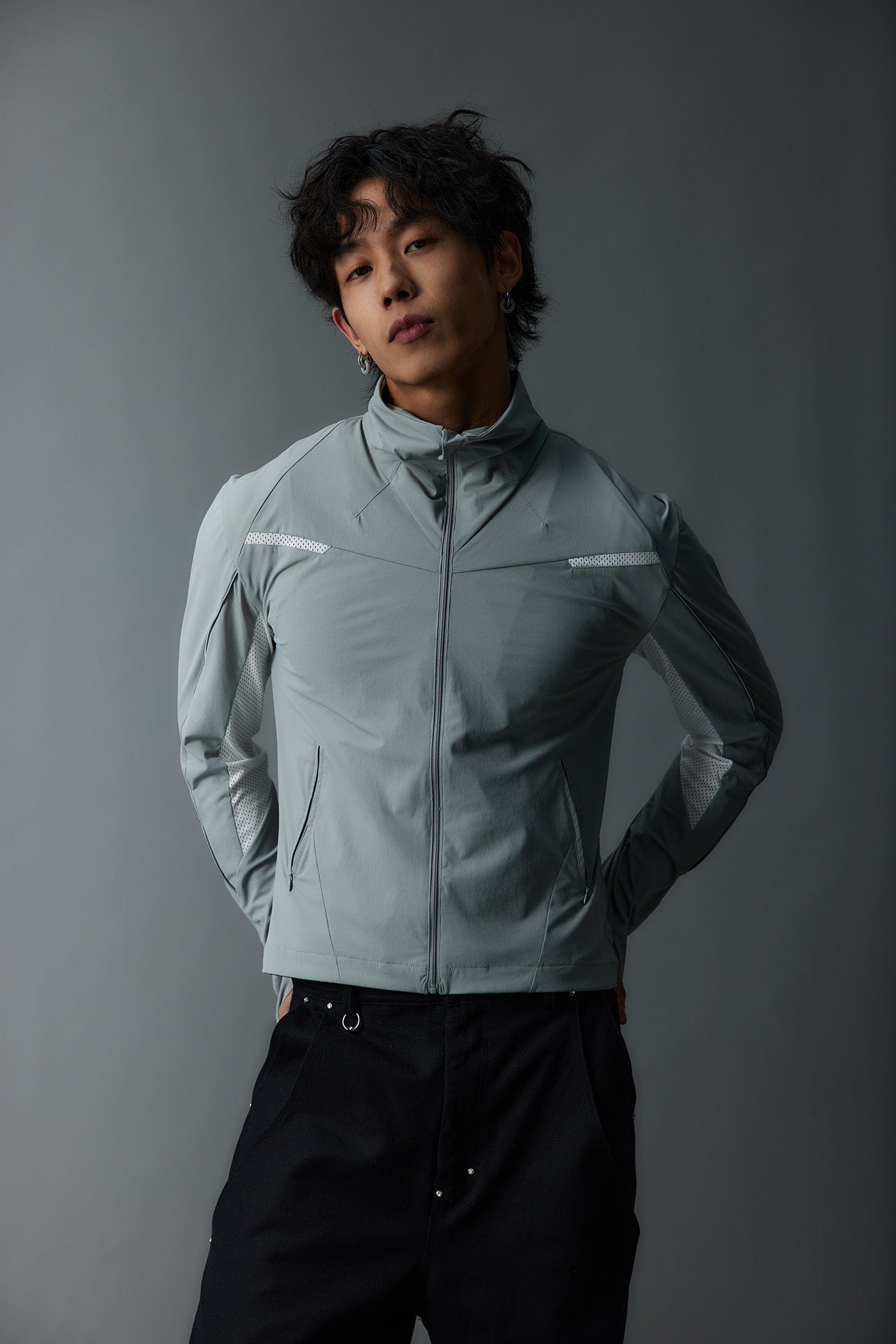 WHISTLEHUNTER Glacier Shuttle Spliced Slim Fit Jacket, premium urban and streetwear designers apparel on PROJECTISR.com, WHISTLEHUNTER