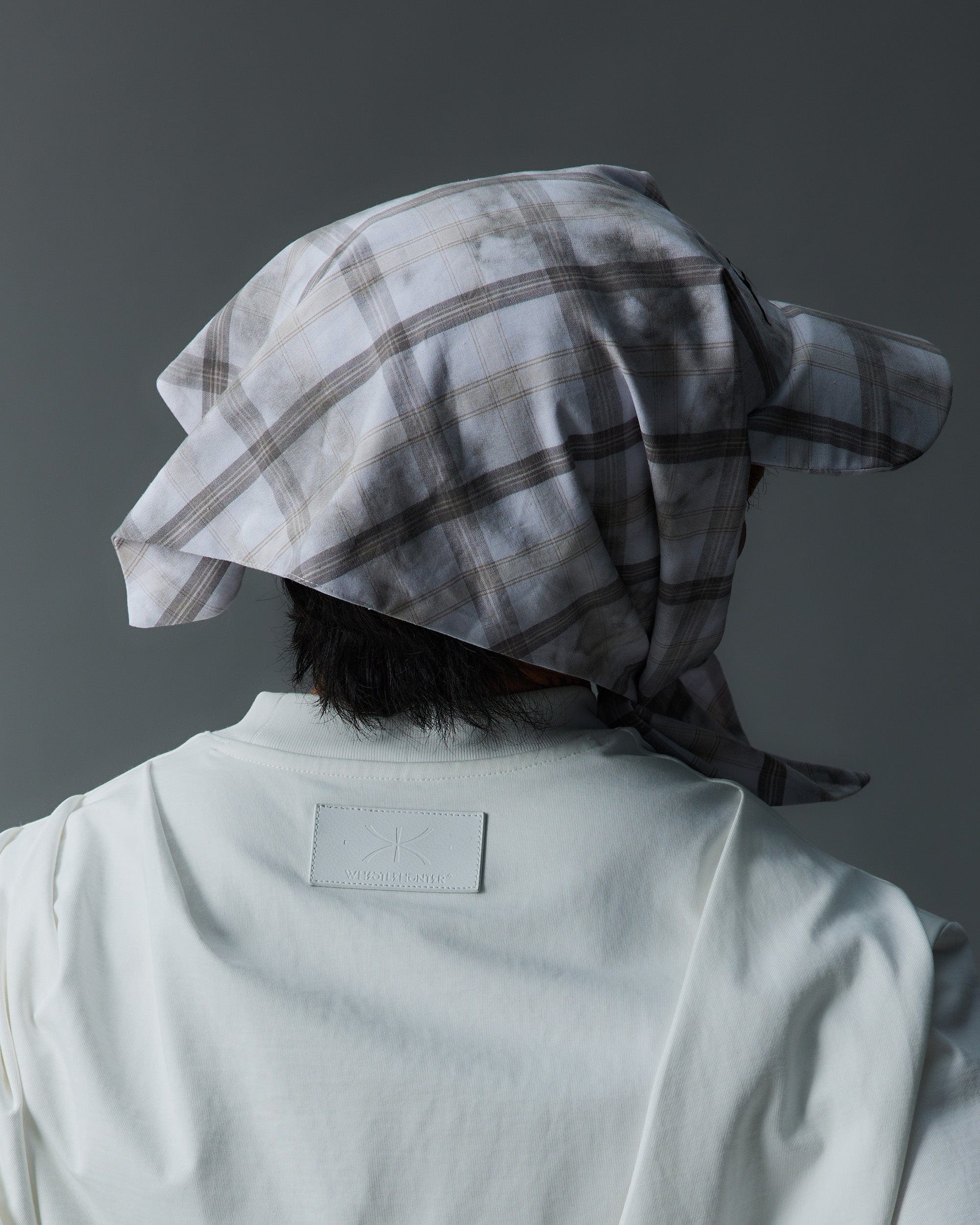 WHISTLEHUNTER Retro Plaid Headscarf Cap