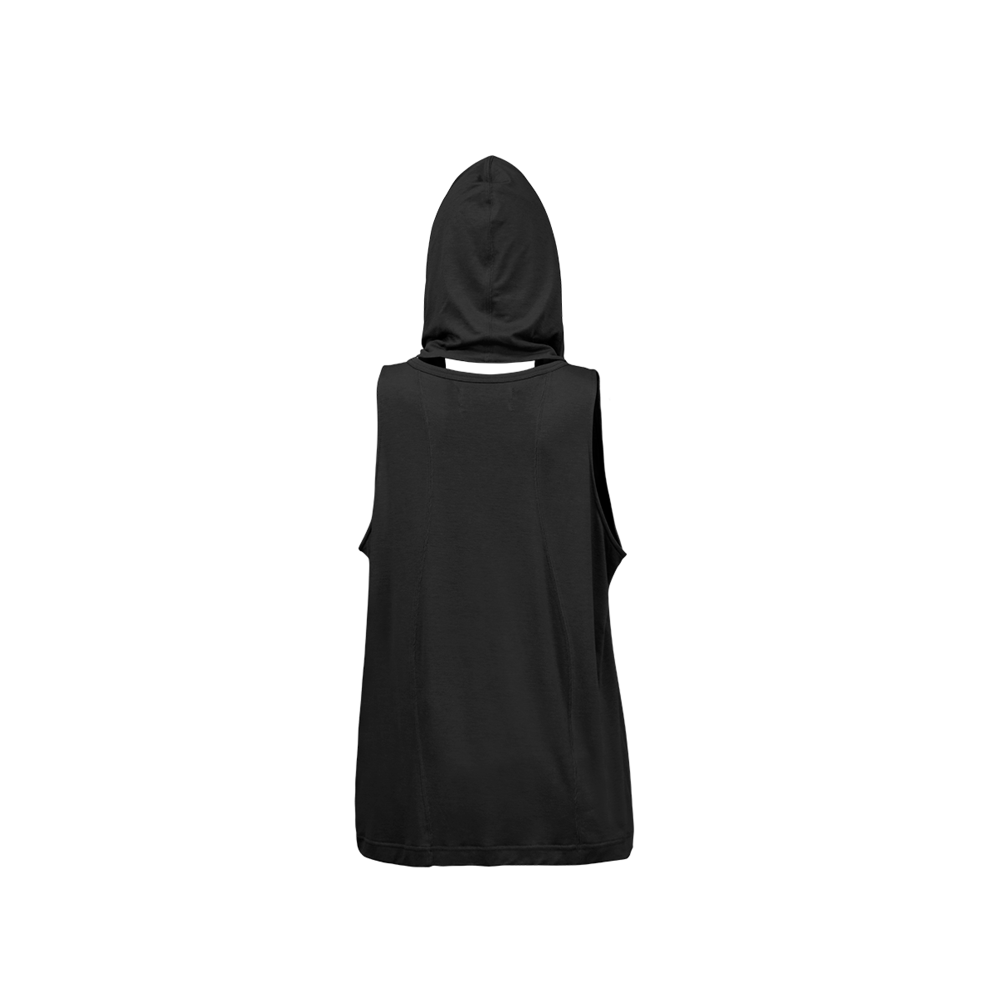 RELABEL Tencel Wool Hooded Ruched Tank Top, premium urban and streetwear designers apparel on PROJECTISR.com, RELABEL