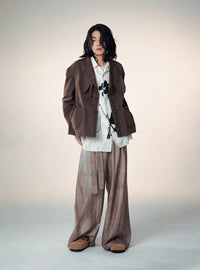 1997 POSTOFFICE Retro Ink Pocket Adjustable Pants