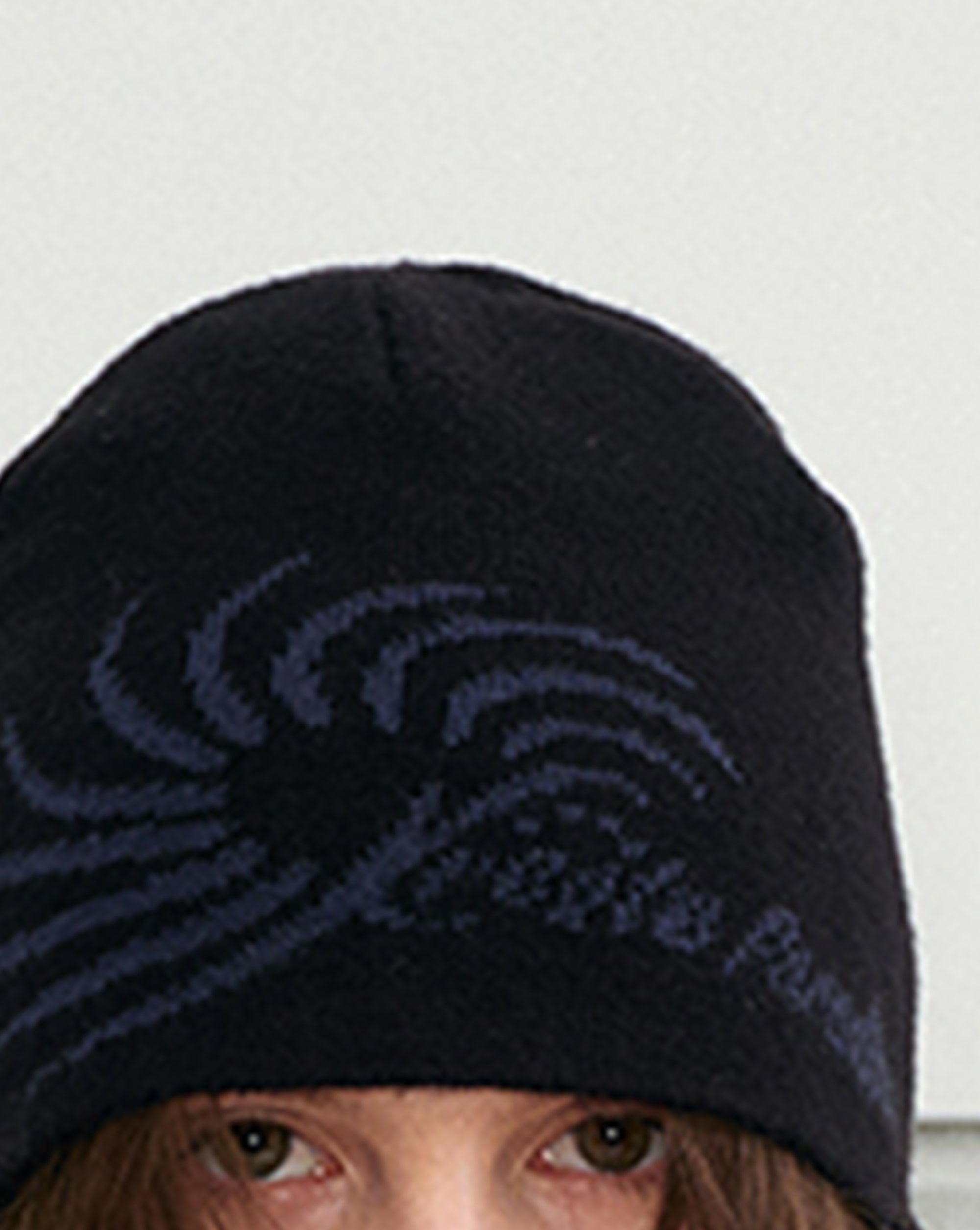 KREATE Knitted Logo Swirl Pattern Hat, premium urban and streetwear designers apparel on PROJECTISR.com, KREATE