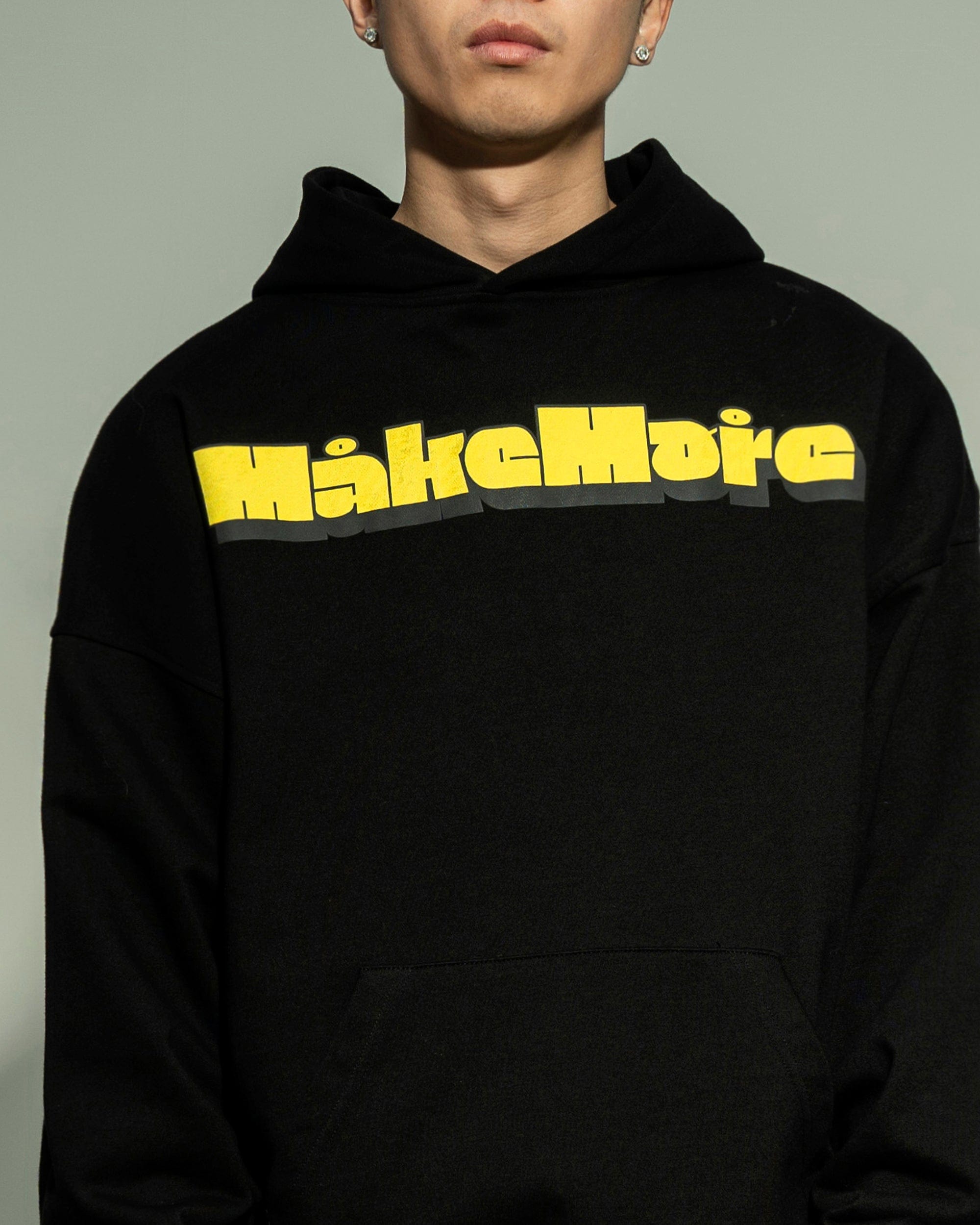 MAKEMORE Comic LOGO Hoodie, premium urban and streetwear designers apparel on PROJECTISR.com, MAKEMORE