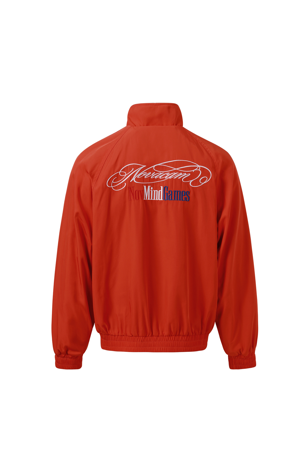 NOVACAM Retro Embroidered Fleece-Lined Woven Jacket