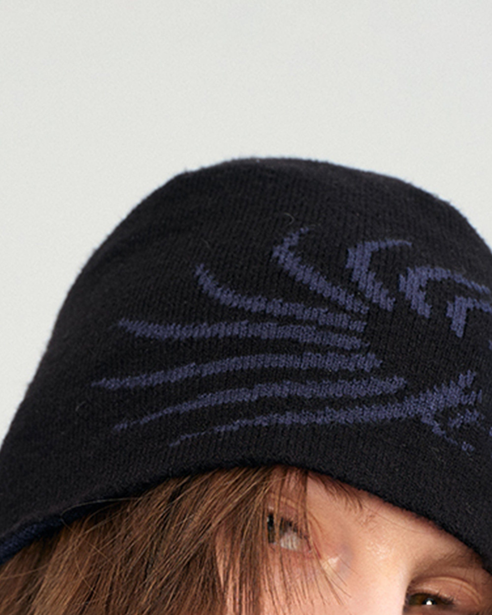 KREATE Knitted Logo Swirl Pattern Hat, premium urban and streetwear designers apparel on PROJECTISR.com, KREATE