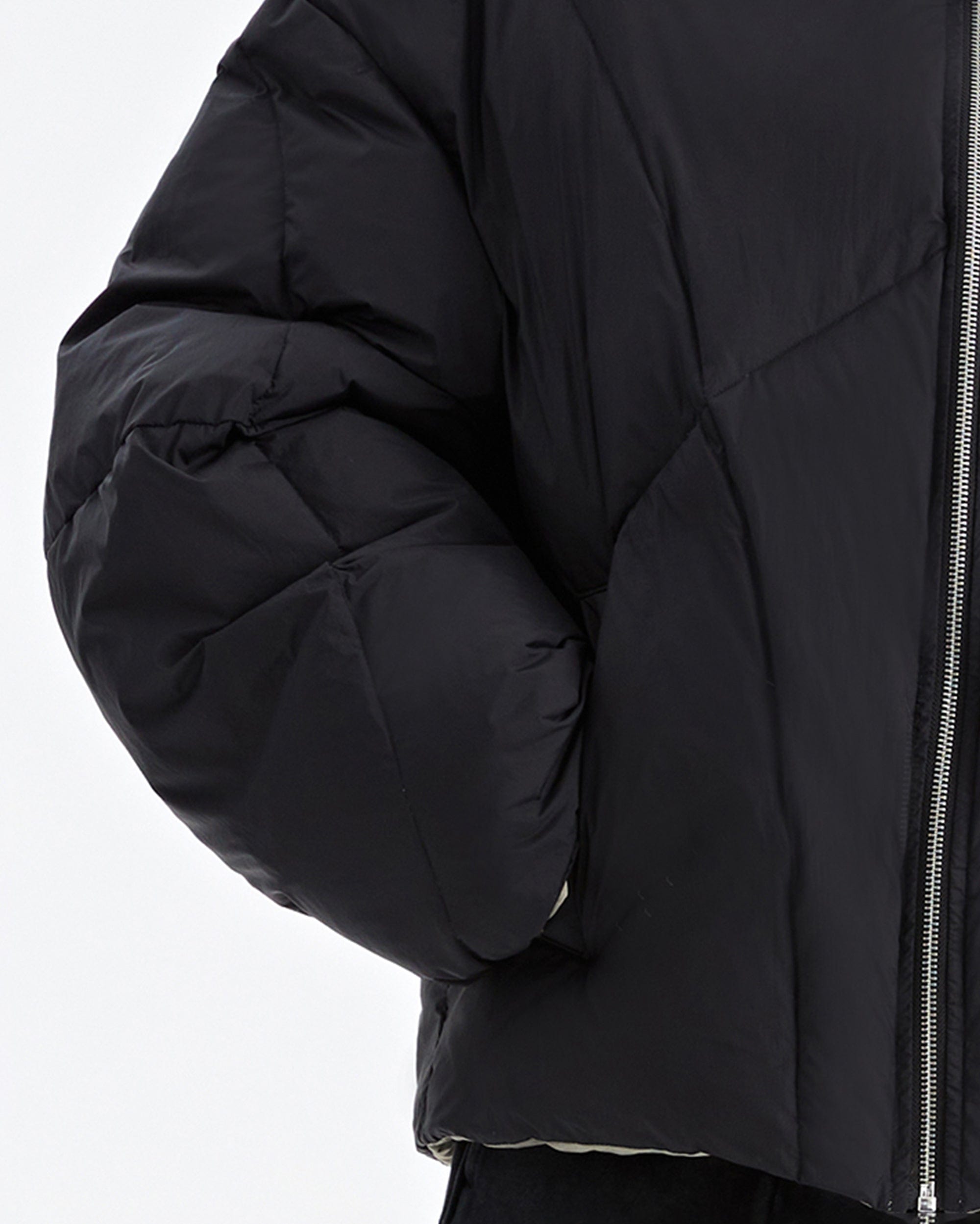 ORGANIC EMOTION Reversible Oversized Waterproof Down Jacket