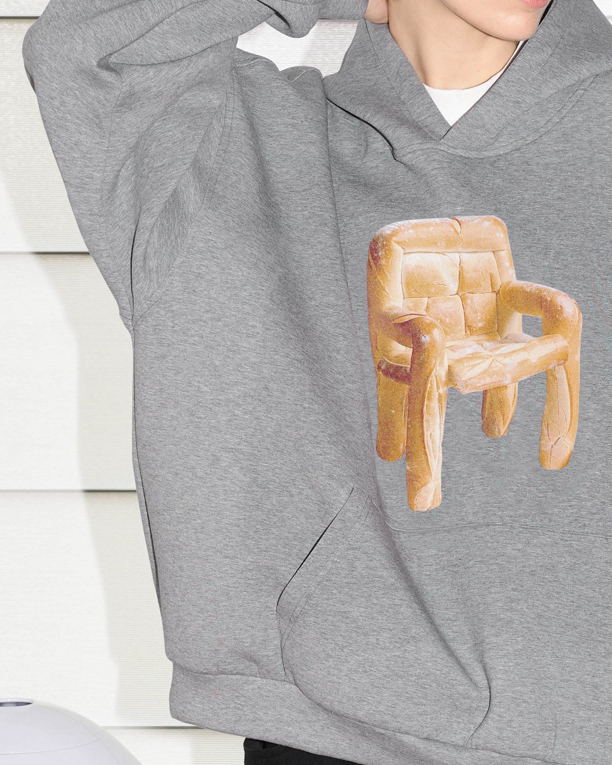 49PERCENT The Bread Chair Graphics Hoodie, premium urban and streetwear designers apparel on PROJECTISR.com, 49PERCENT