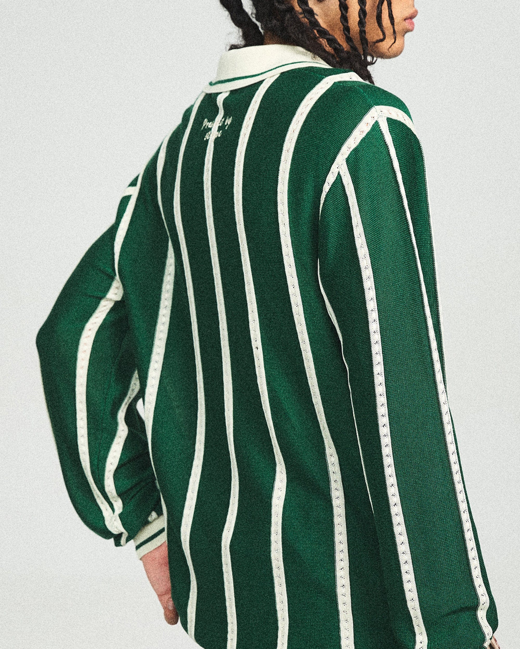 STEEPC Retro Knitted Stripe Jersey