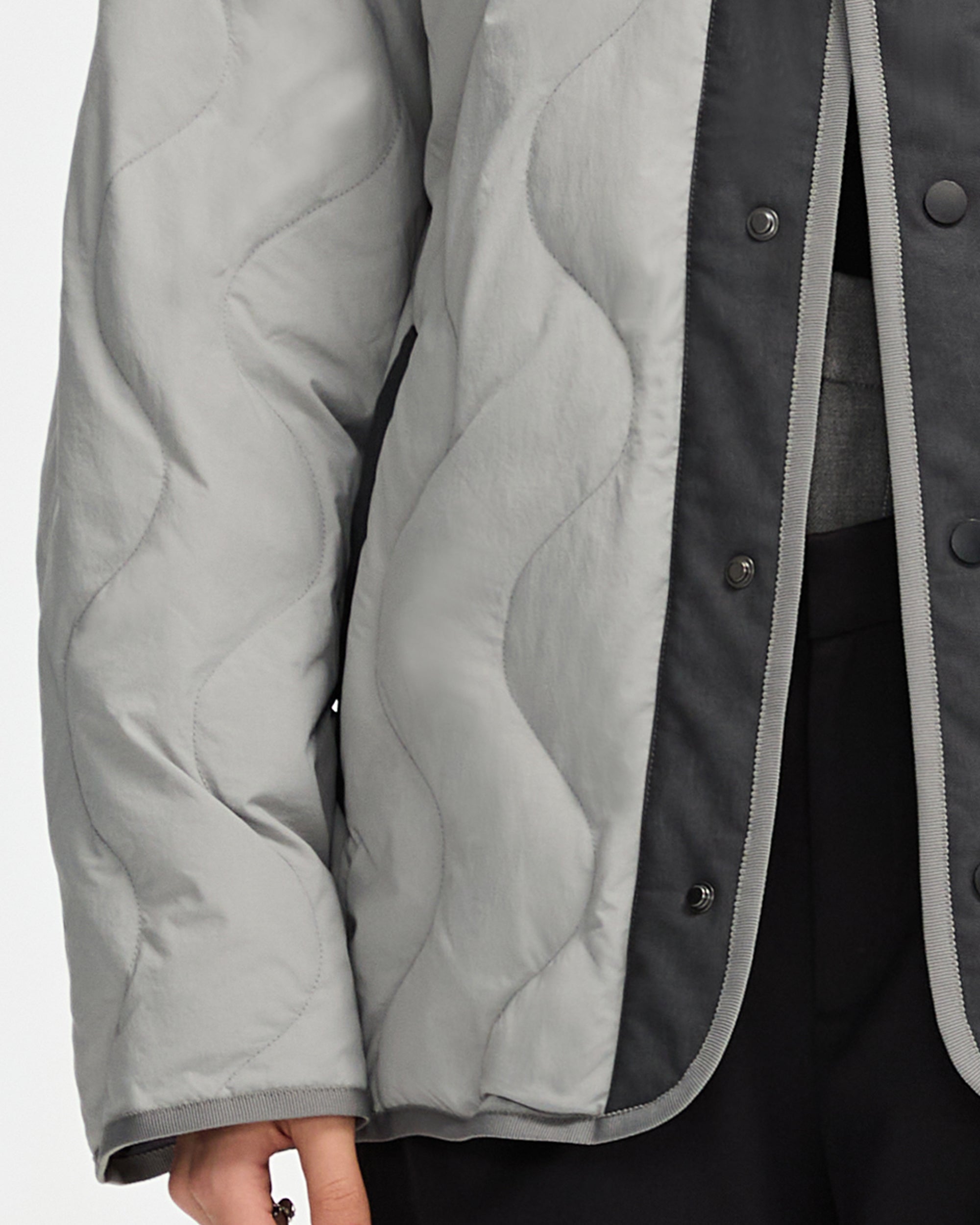 ORGANIC EMOTION Classic Reversible Quilted Down Jacket