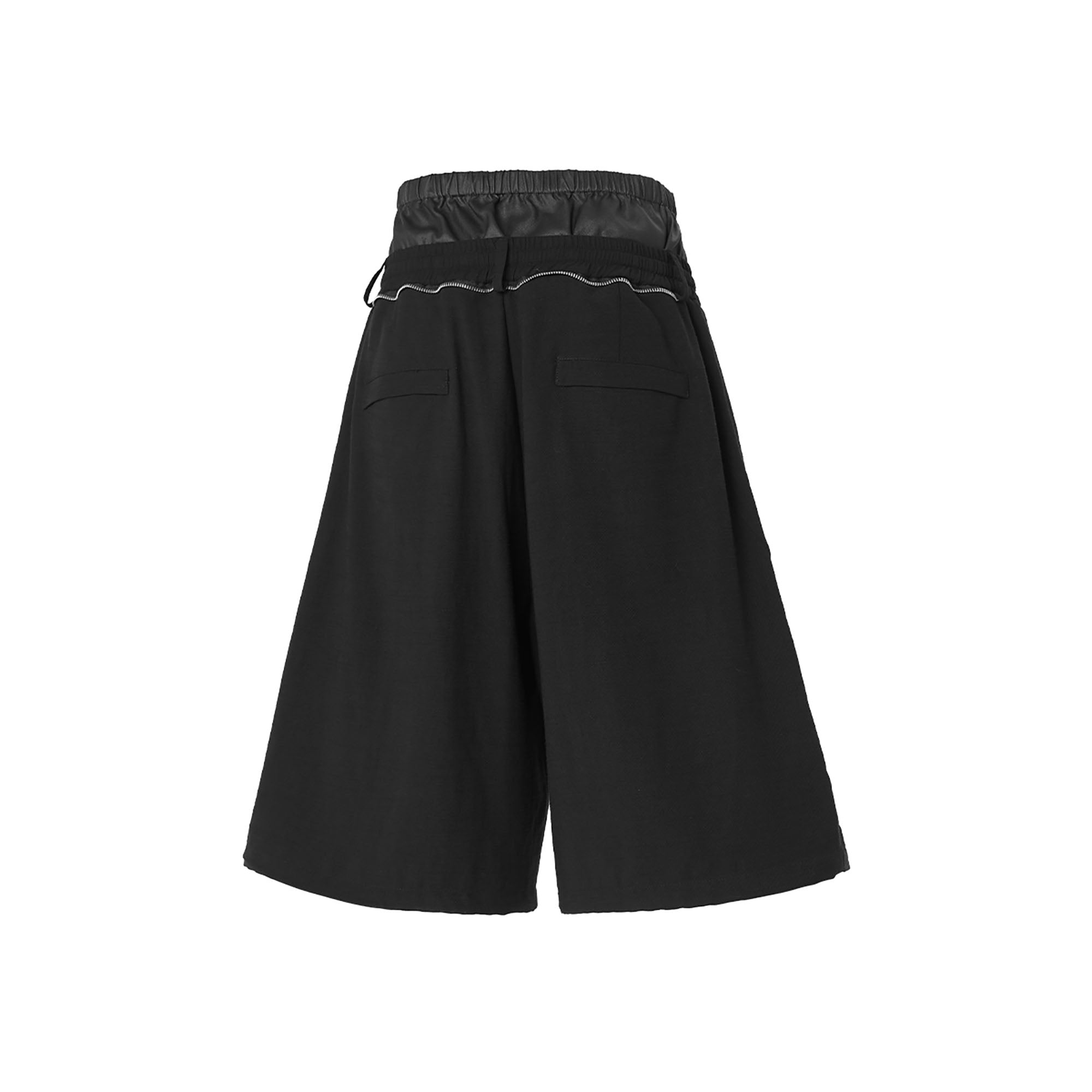 RELABEL Double-Waist Tencel-Acetate Shorts