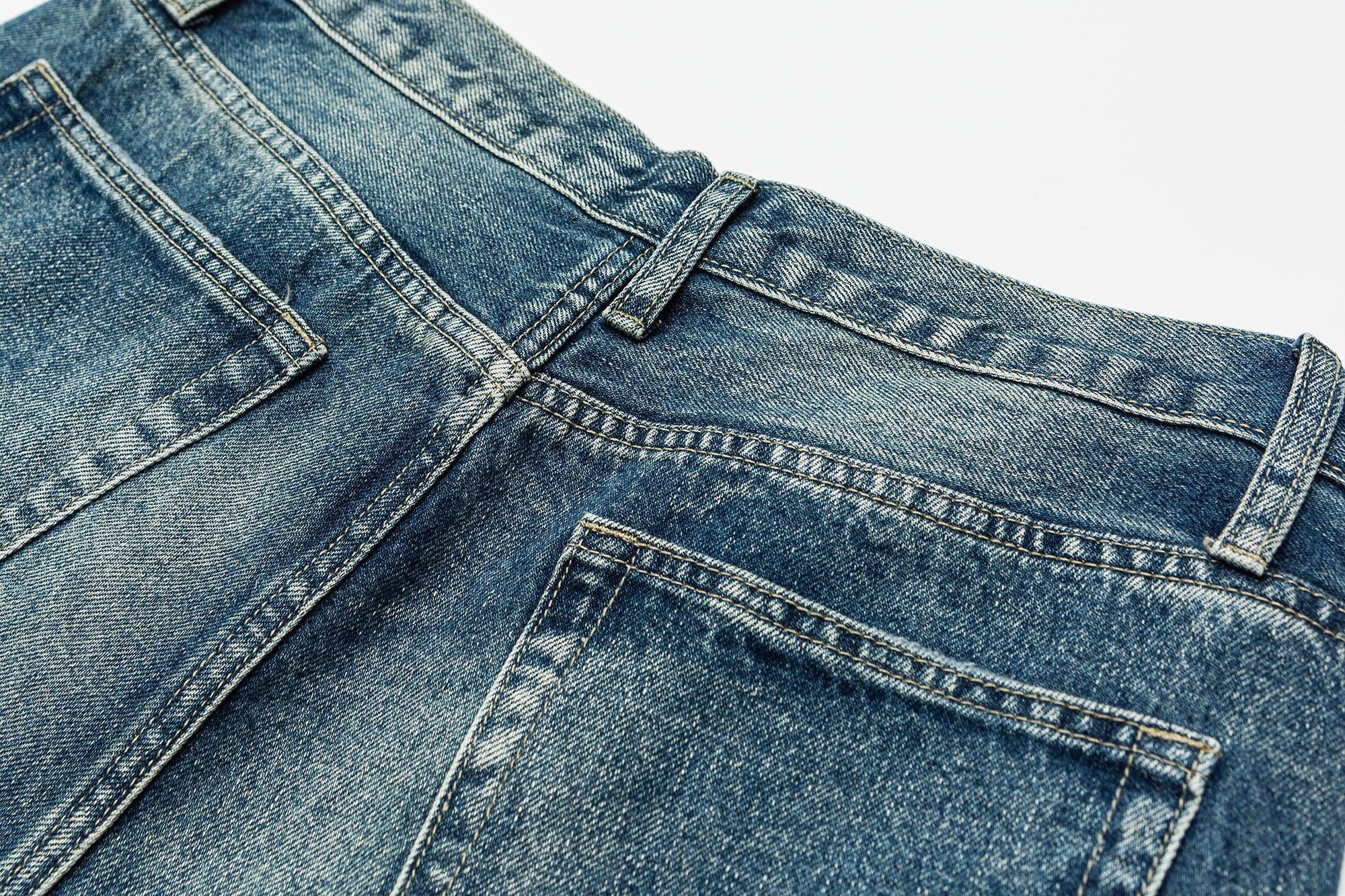 ME DA IGUAL Distressed Ripped Whisker Washed Jeans, premium urban and streetwear designers apparel on PROJECTISR.com, ME DA IGUAL