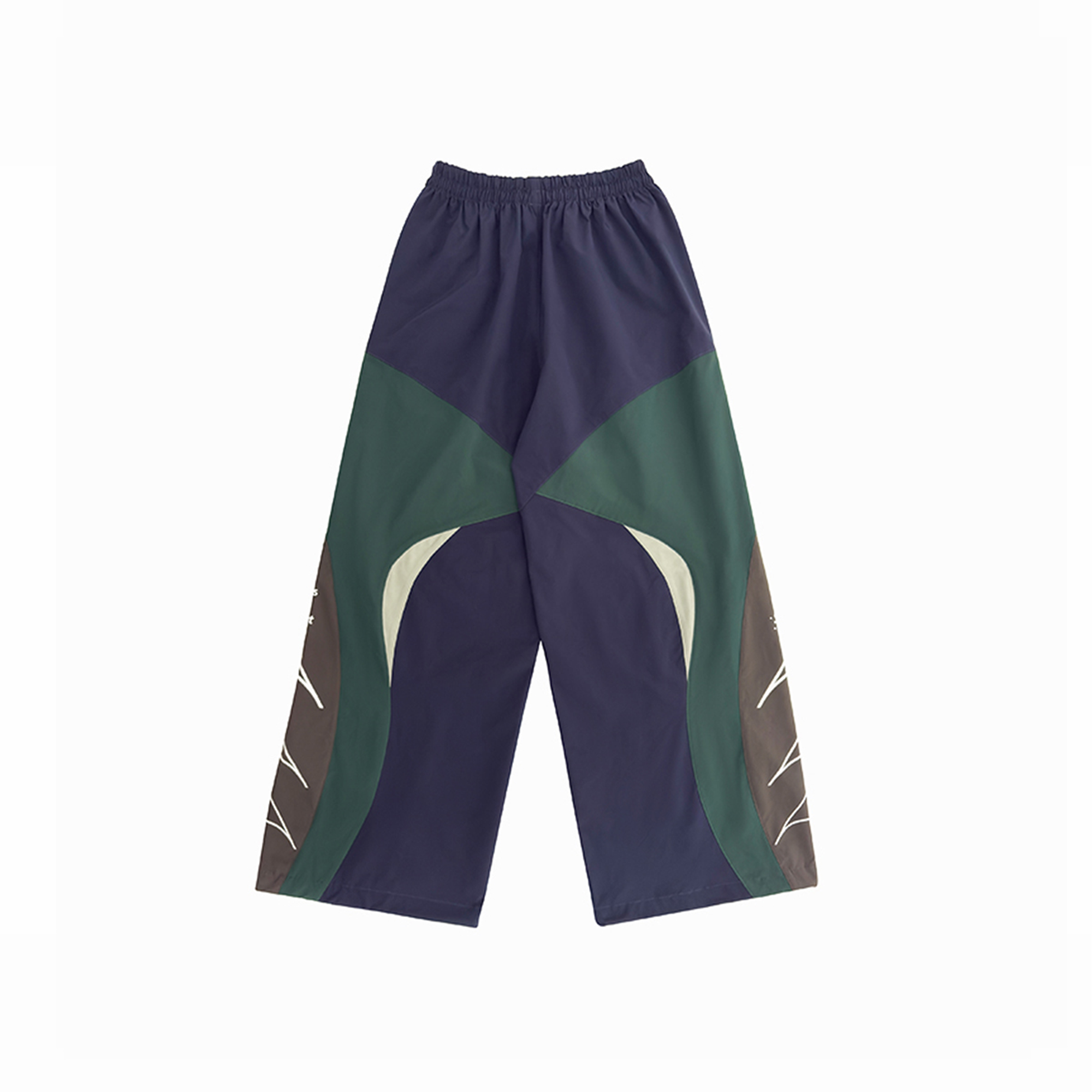 MIICHOUS Contrast Racer Graphic Panel Pants