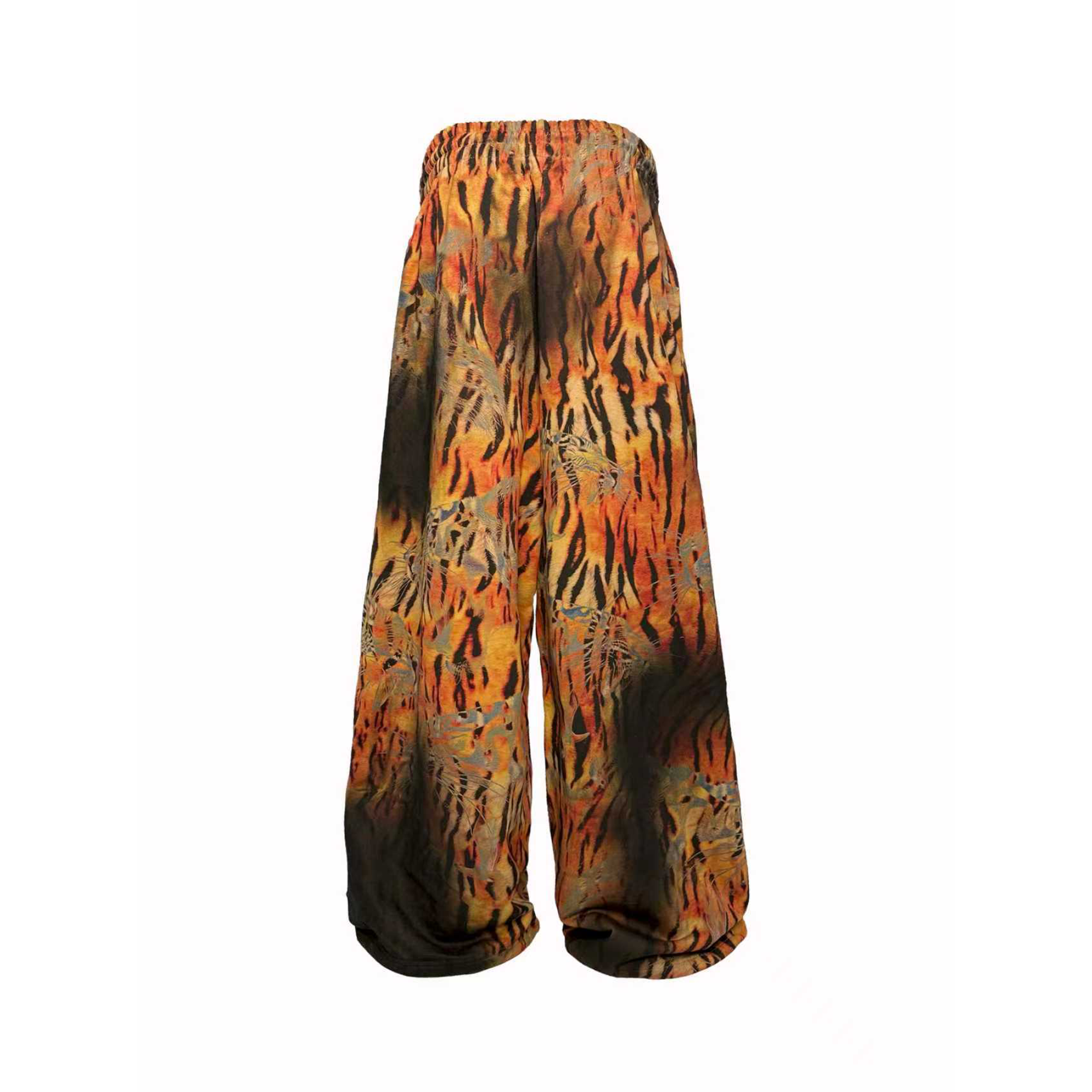 PCCVISION Full-Print Washed Drawstring Sweatpants